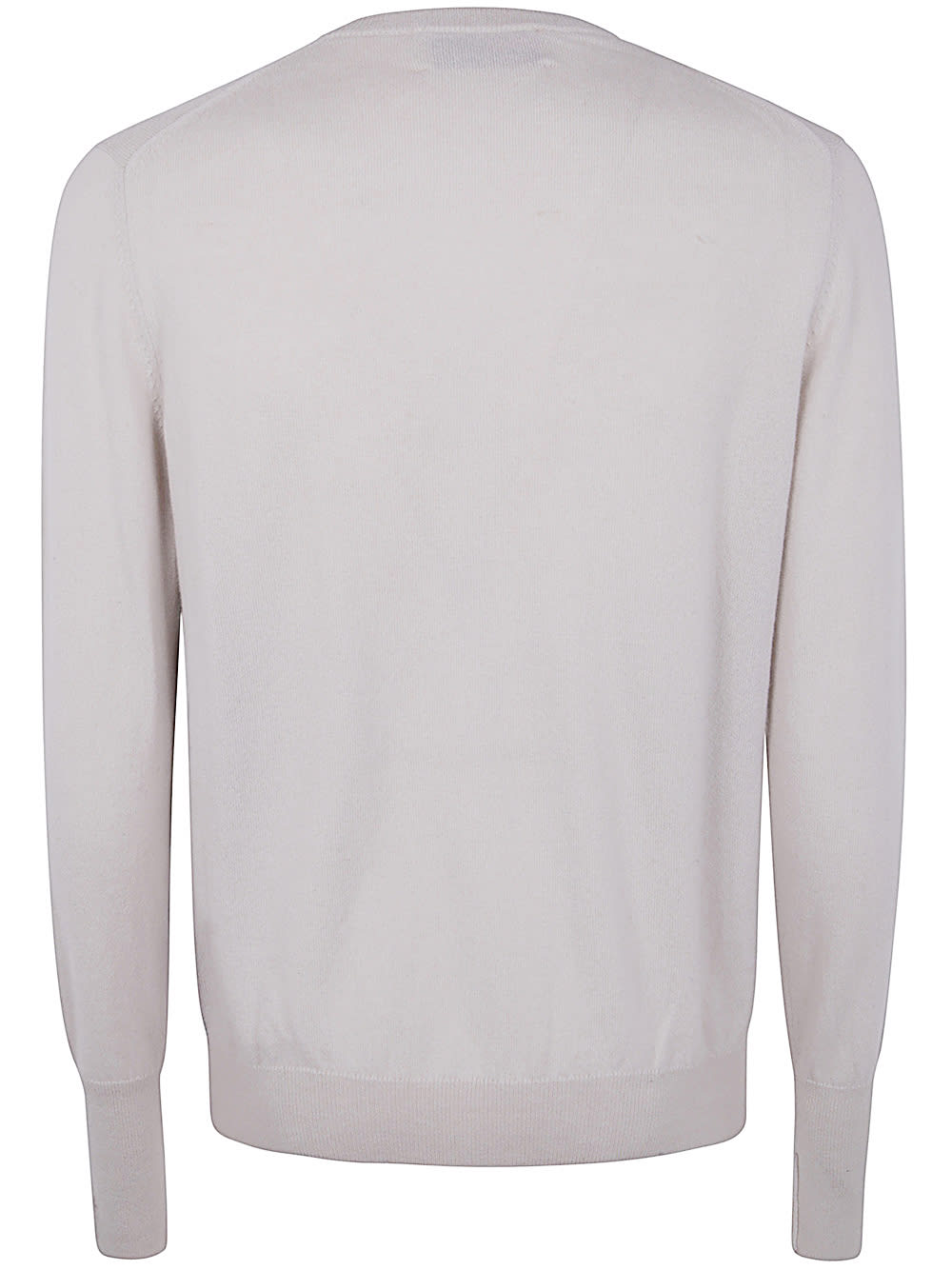 Shop Ballantyne V Neck Pullover In Dust White Silver