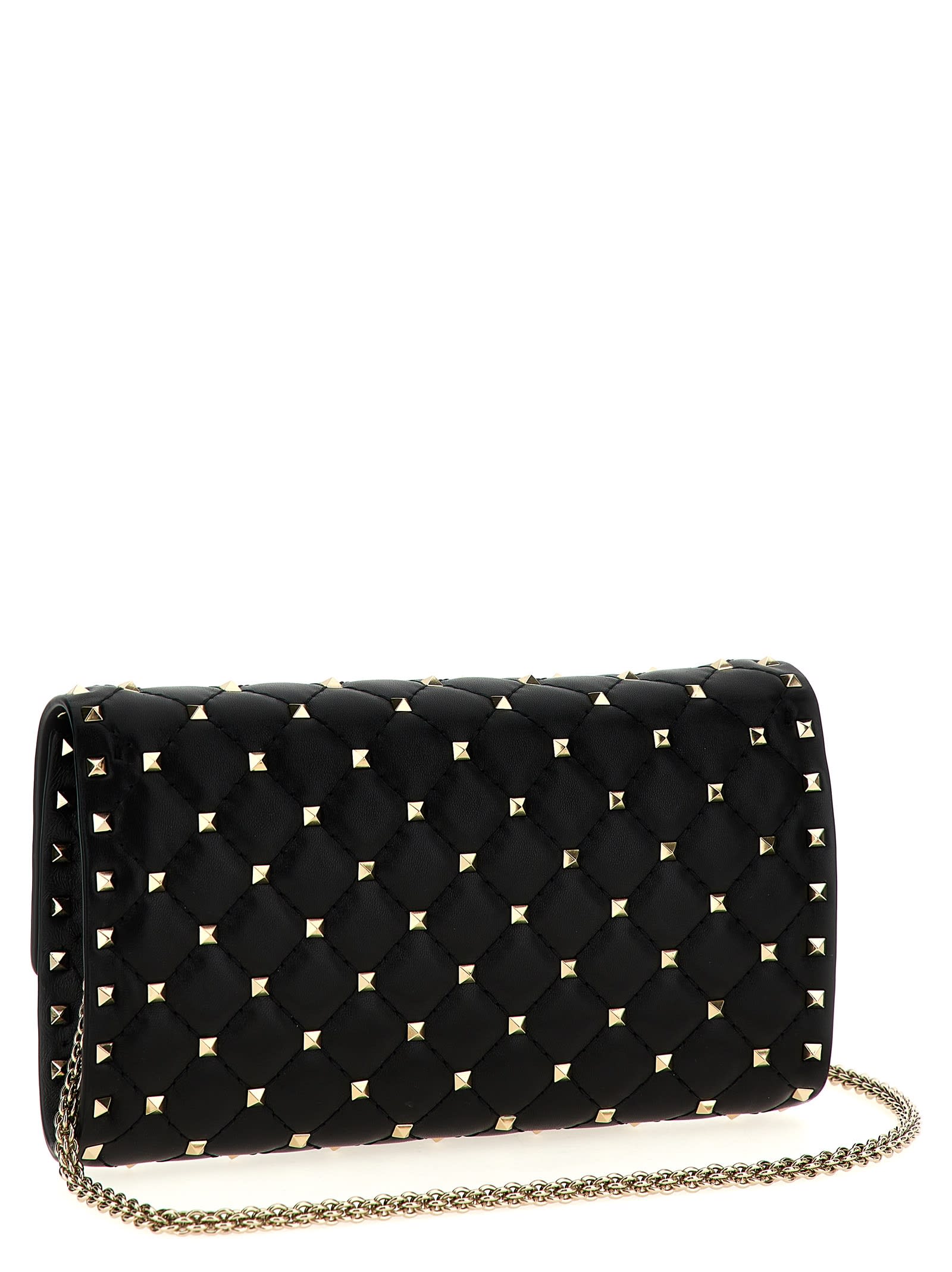 Valentino Garavani  Garavani 'rockstud Spike' Shoulder Bag In Black