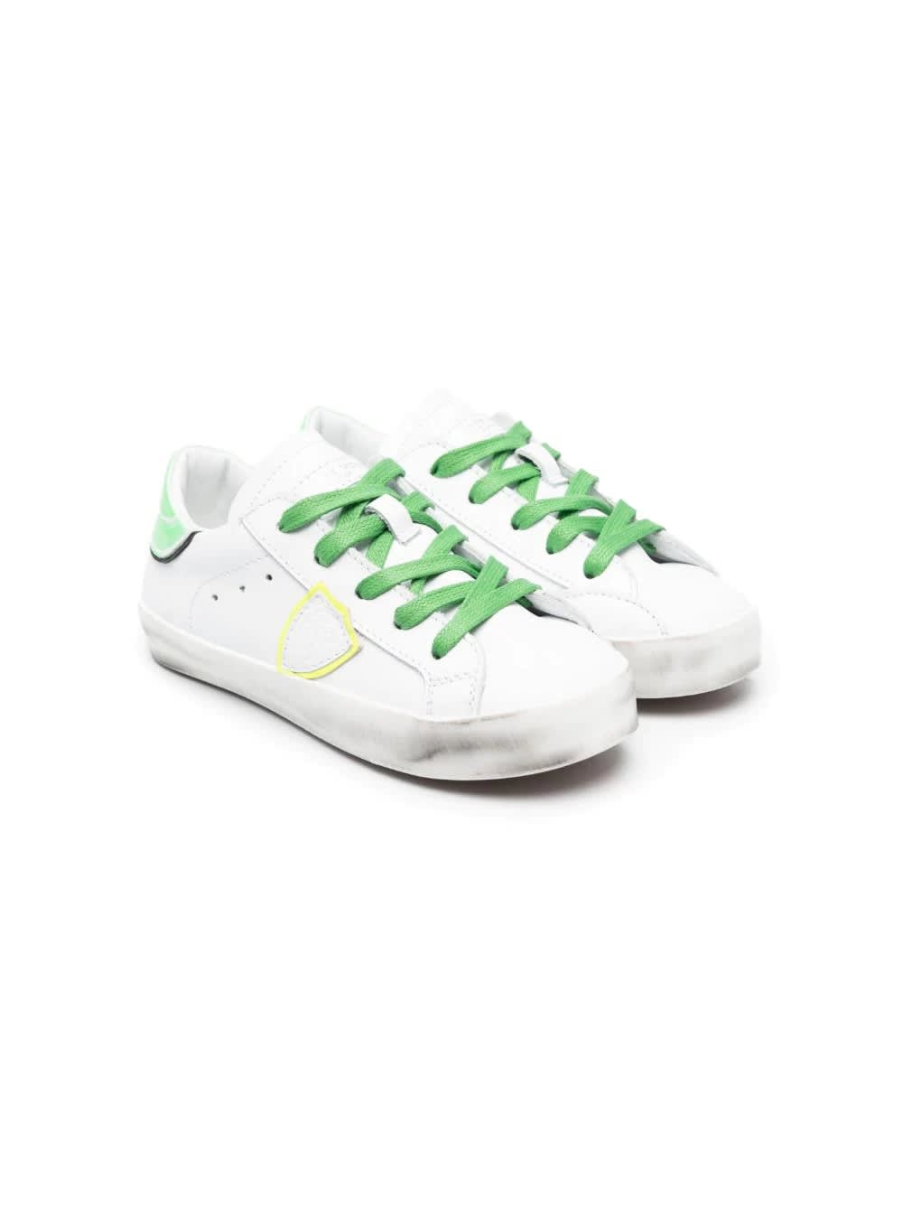 Philippe Model Kids' Sneakers With Logo In White