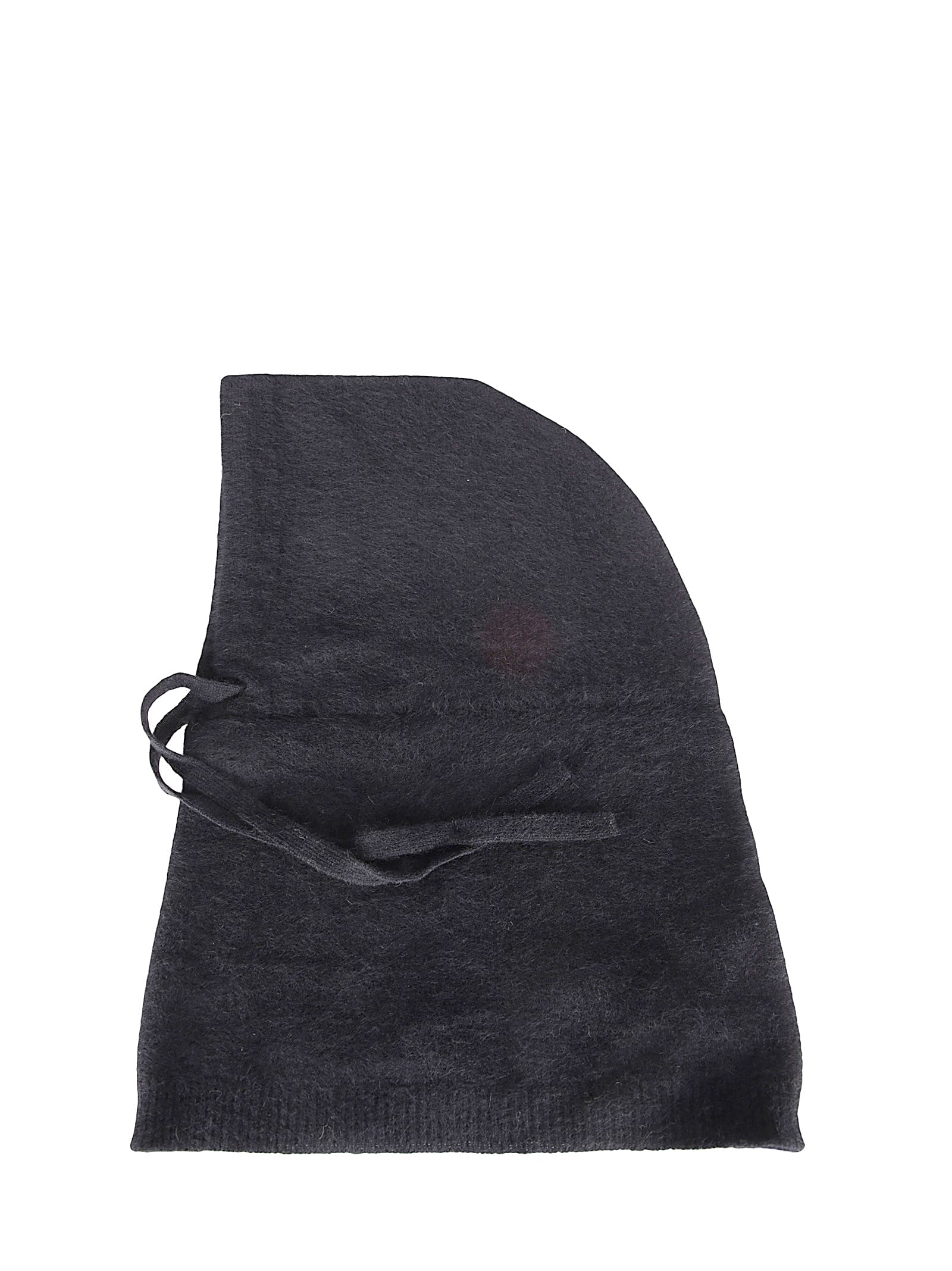 P.a.r.o.s.h Oversized Black Hood With Drawstring In Black