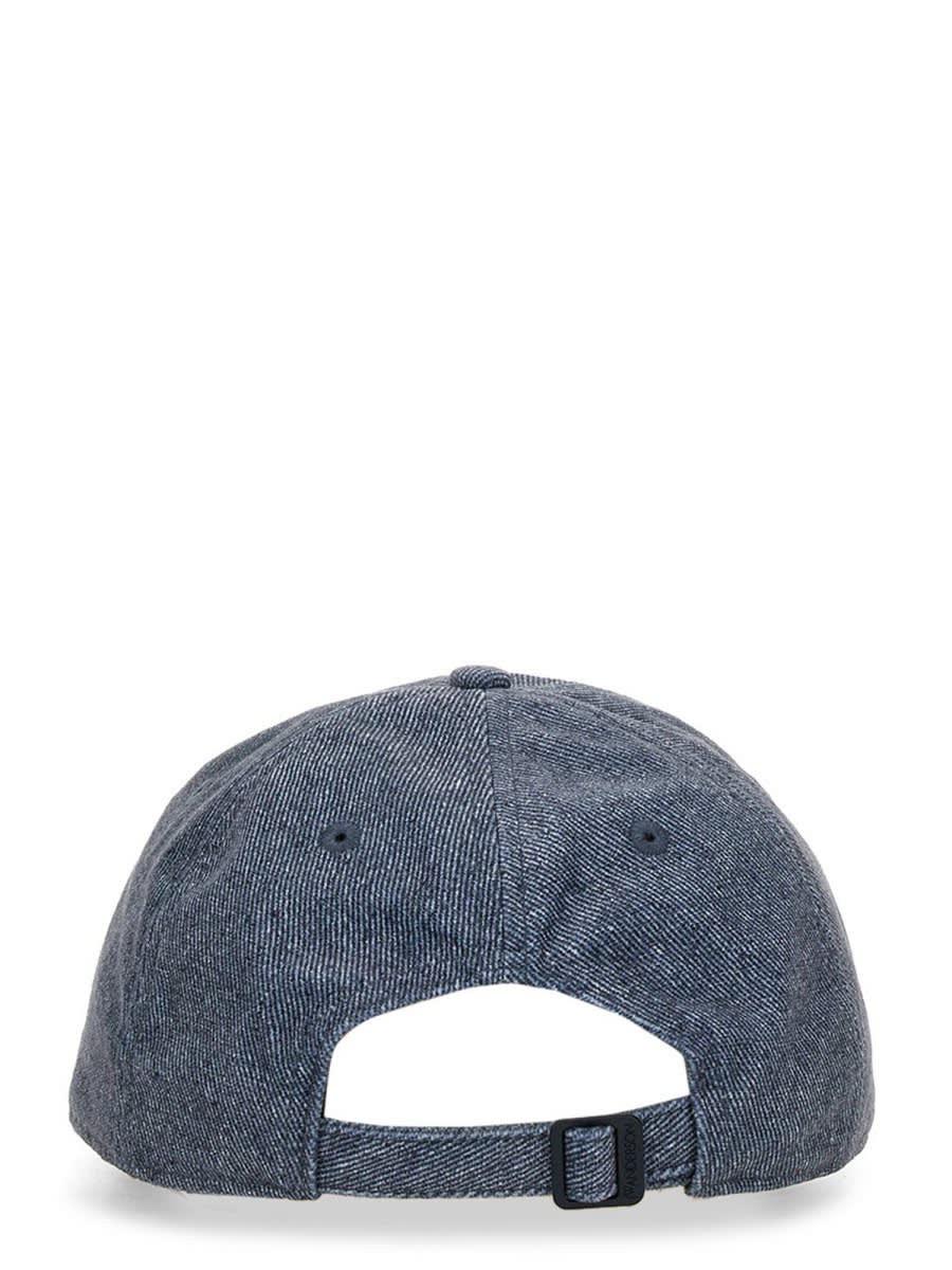 Shop Jw Anderson Baseball Cap In Denim