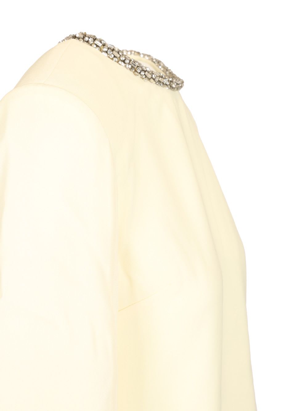 Shop Roland Mouret Cape Mini Dress