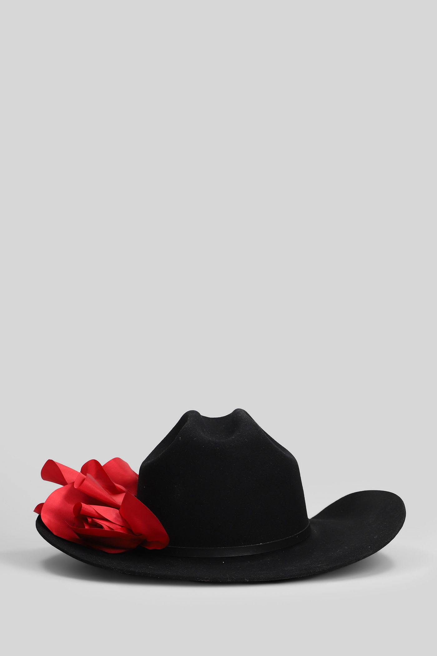 Willy Chavarria Hats In Black Wool In Black