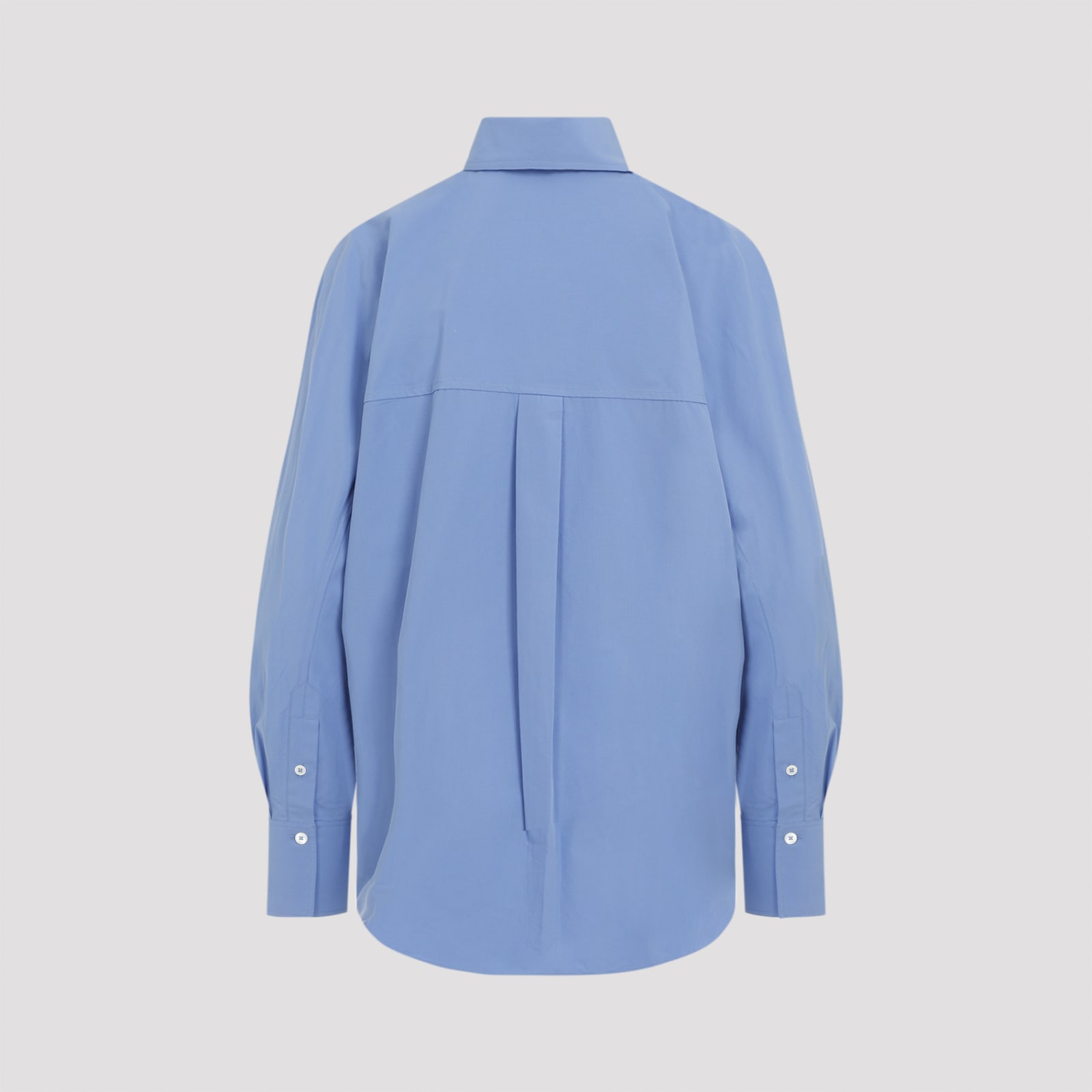 Shop Totême Kimono Sleeve Shirt In Cornflower