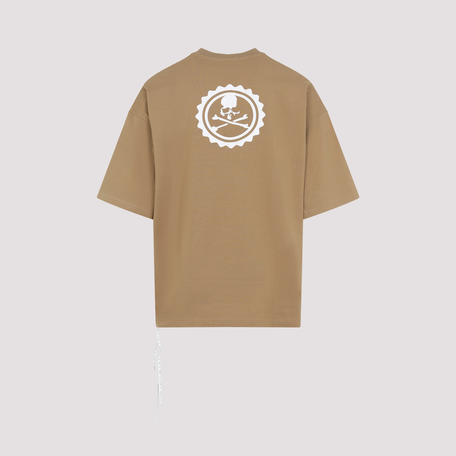 Mastermind Japan Mastermind Oversized Skull Graphic T-shirt In Neutral Cotton In Sand