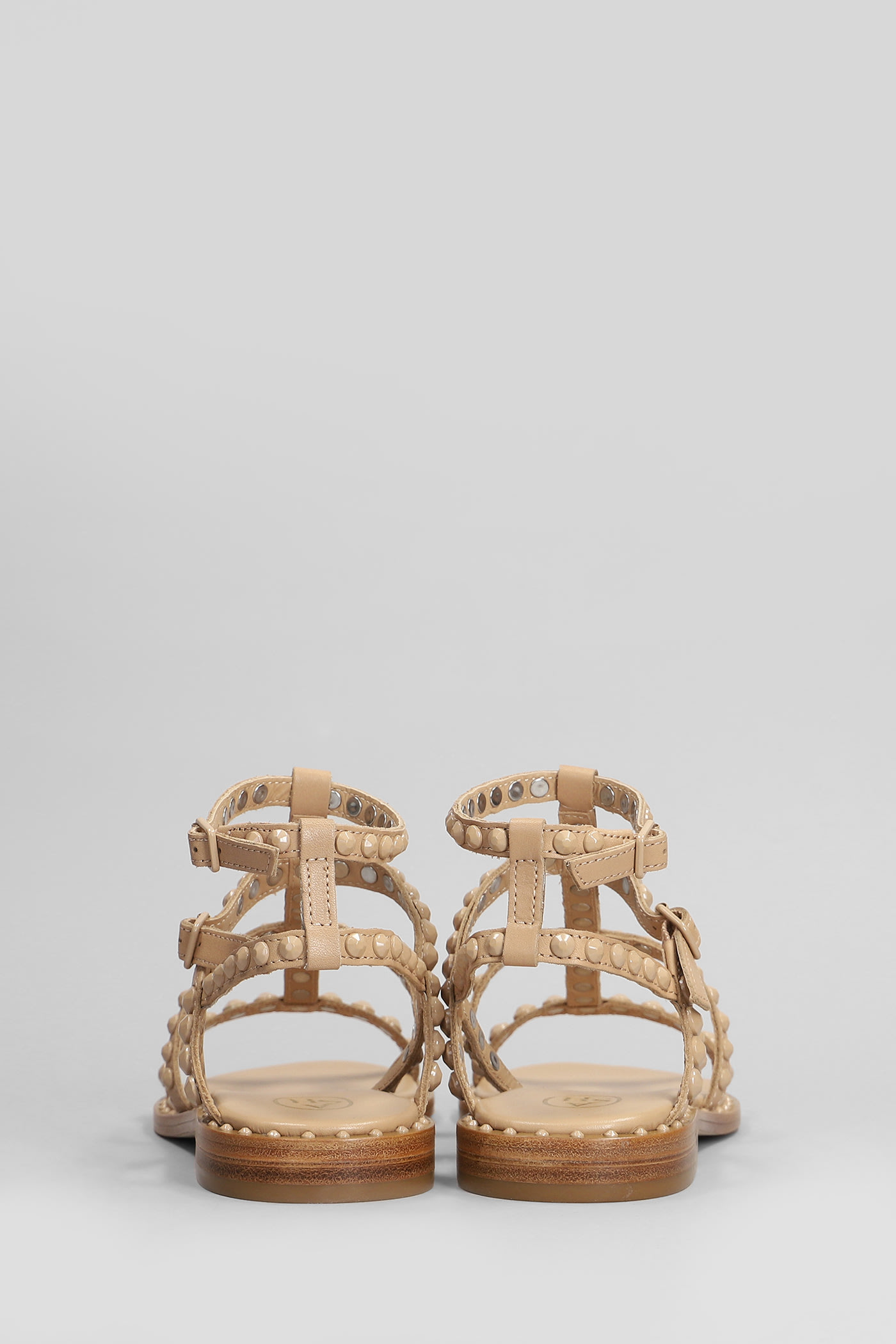 Ash Precious Flats In Powder Leather In Powder
