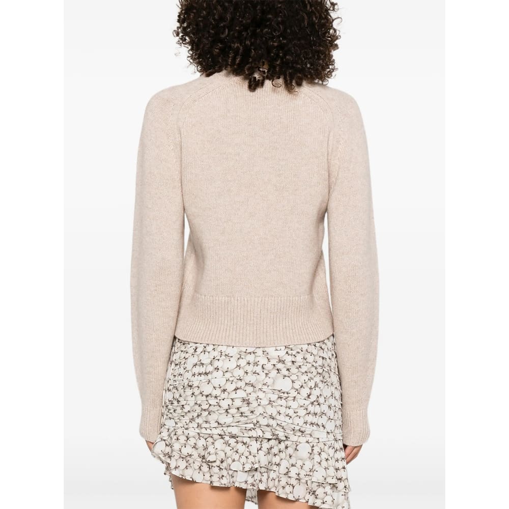 Isabel Marant Sand Wool Blend Leandra Sweater In Brown