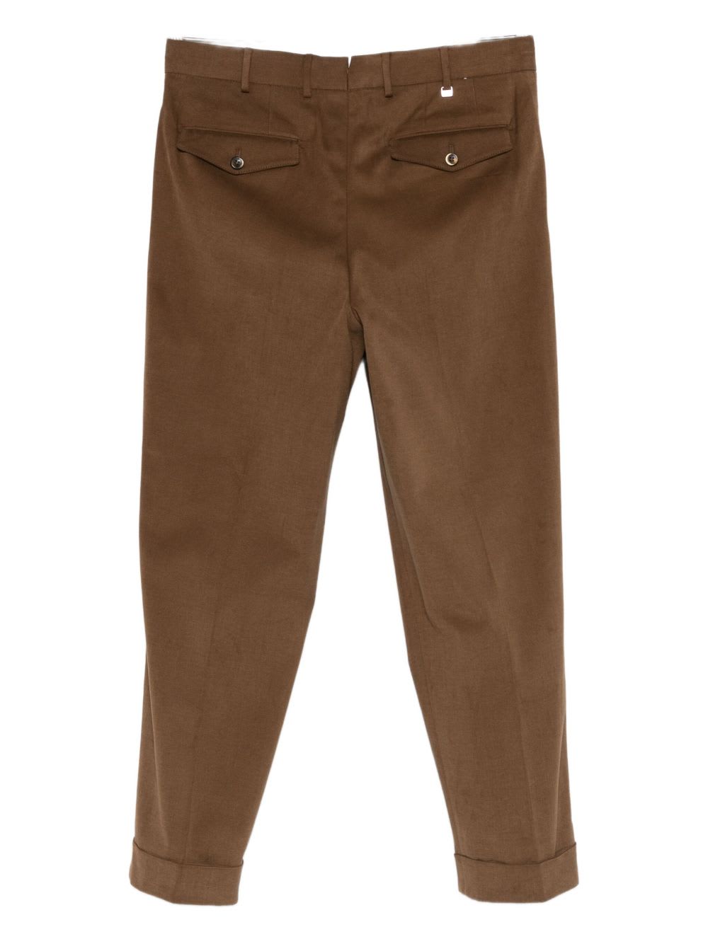 Pt Torino Straight-leg Tailored Trousers In Brown
