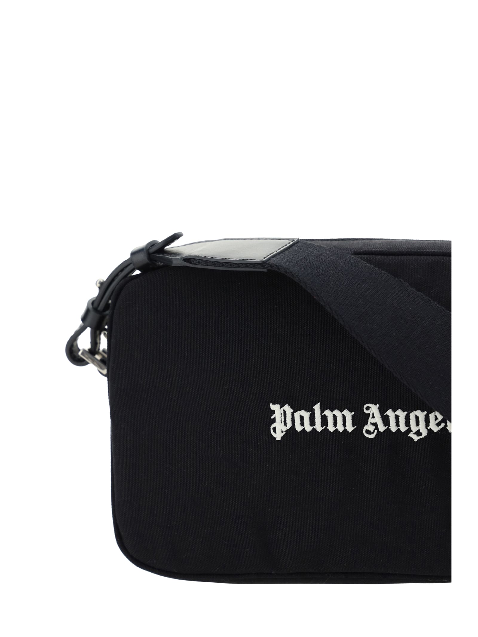 Shop Palm Angels Shoulder Bag In Black