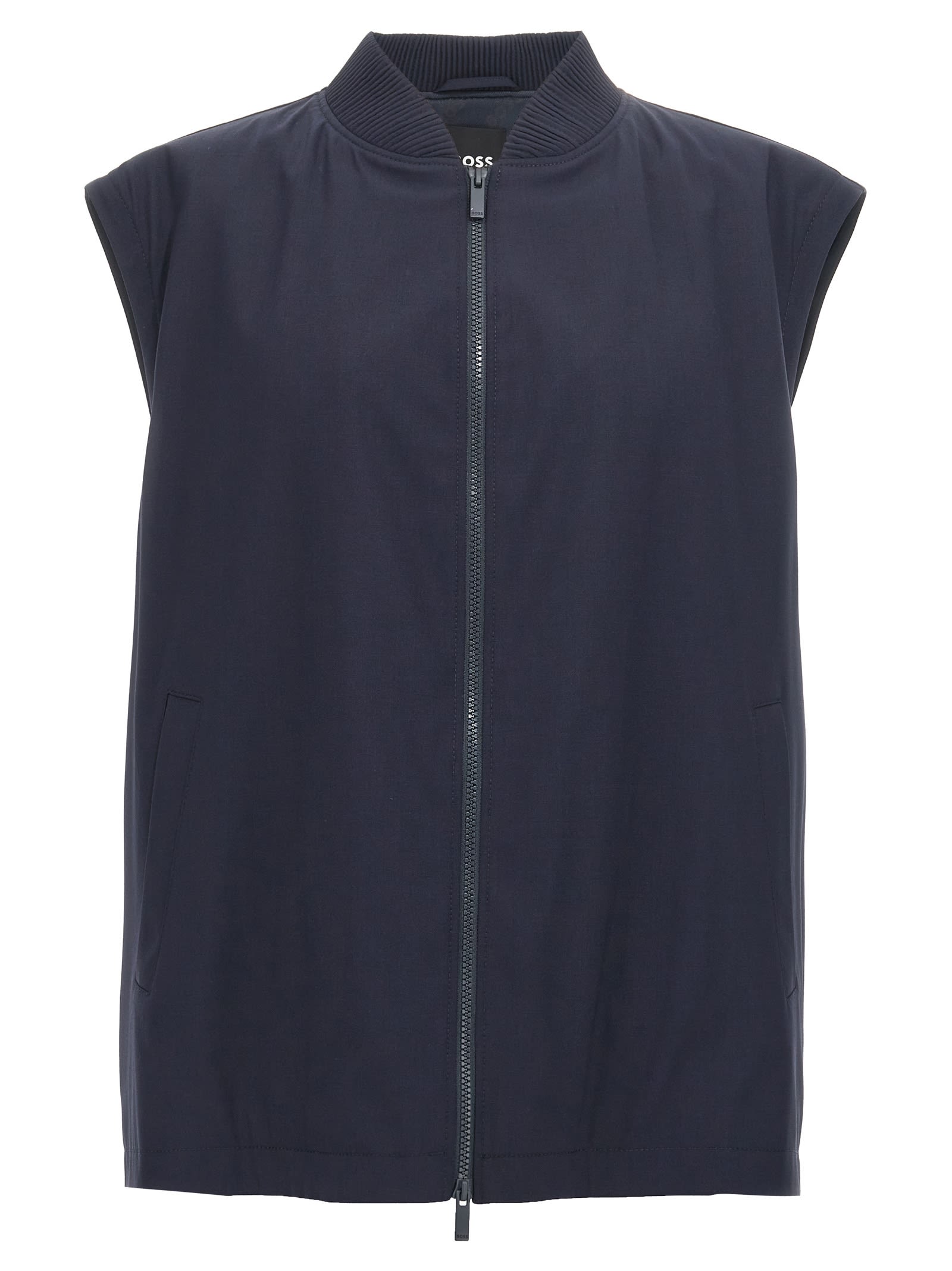 Shop Hugo Boss Hanry Pad Jacket In Blue