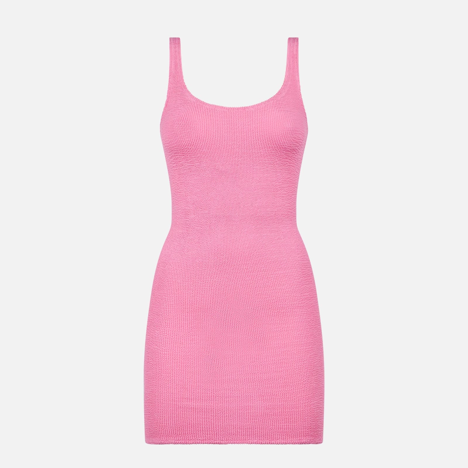 Shop Mc2 Saint Barth Pink Crinkle Short Dress