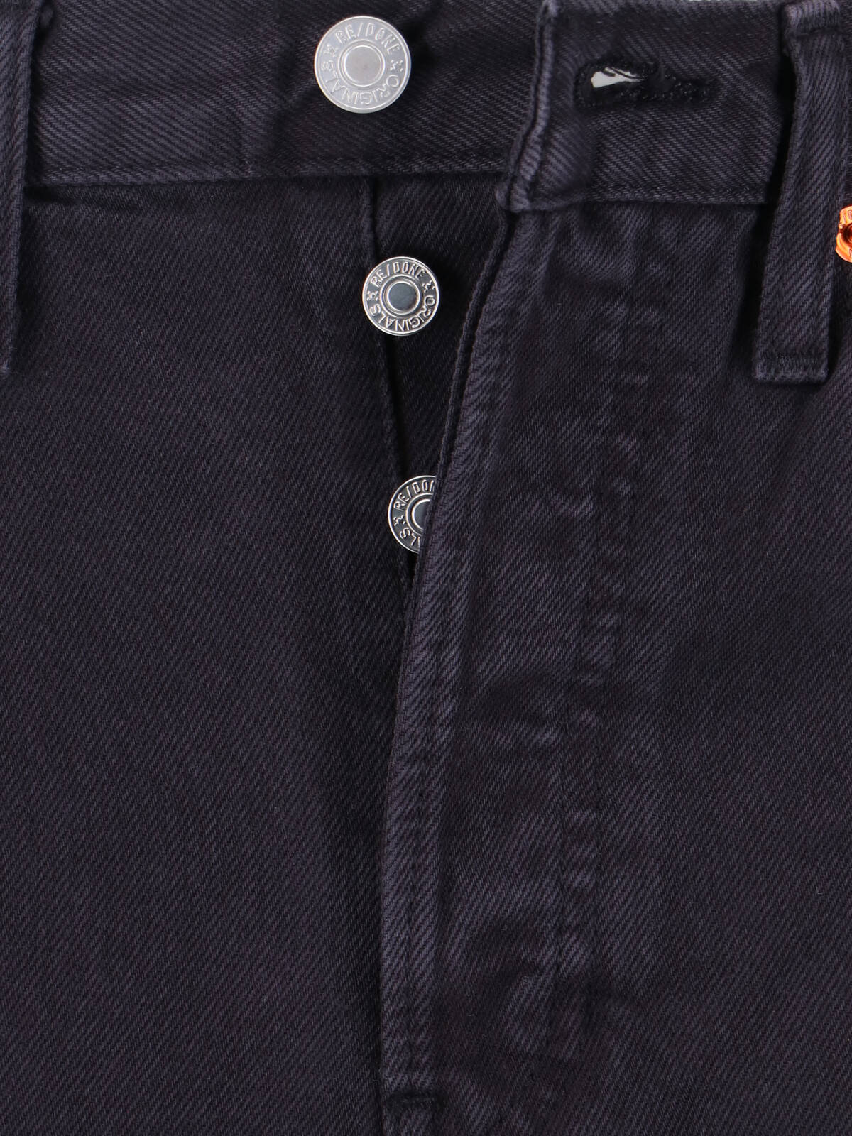 Re/done 70s Bootcut Jeans In Black