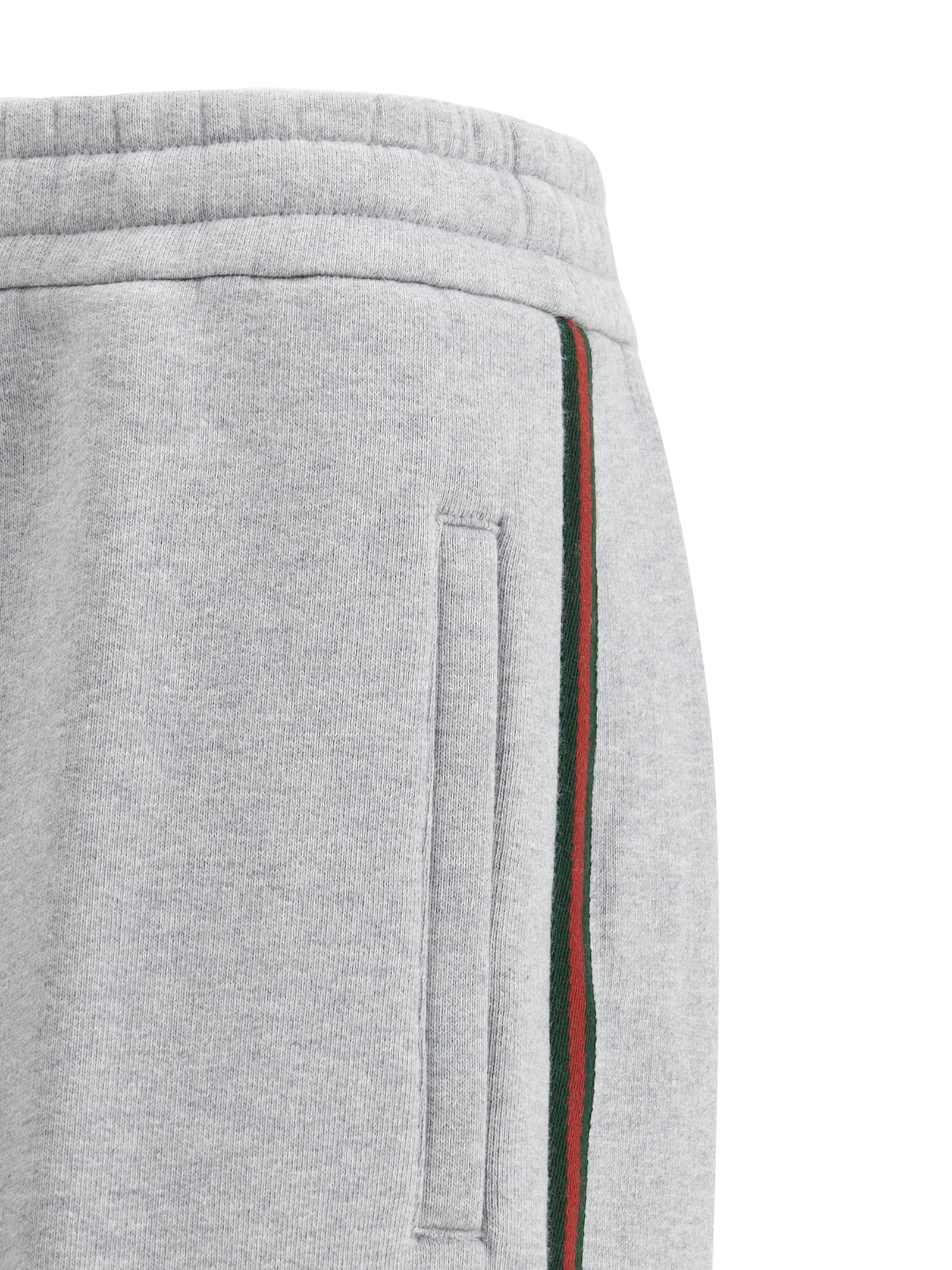 Gucci Colored Side Bands Sweatpants In Gray