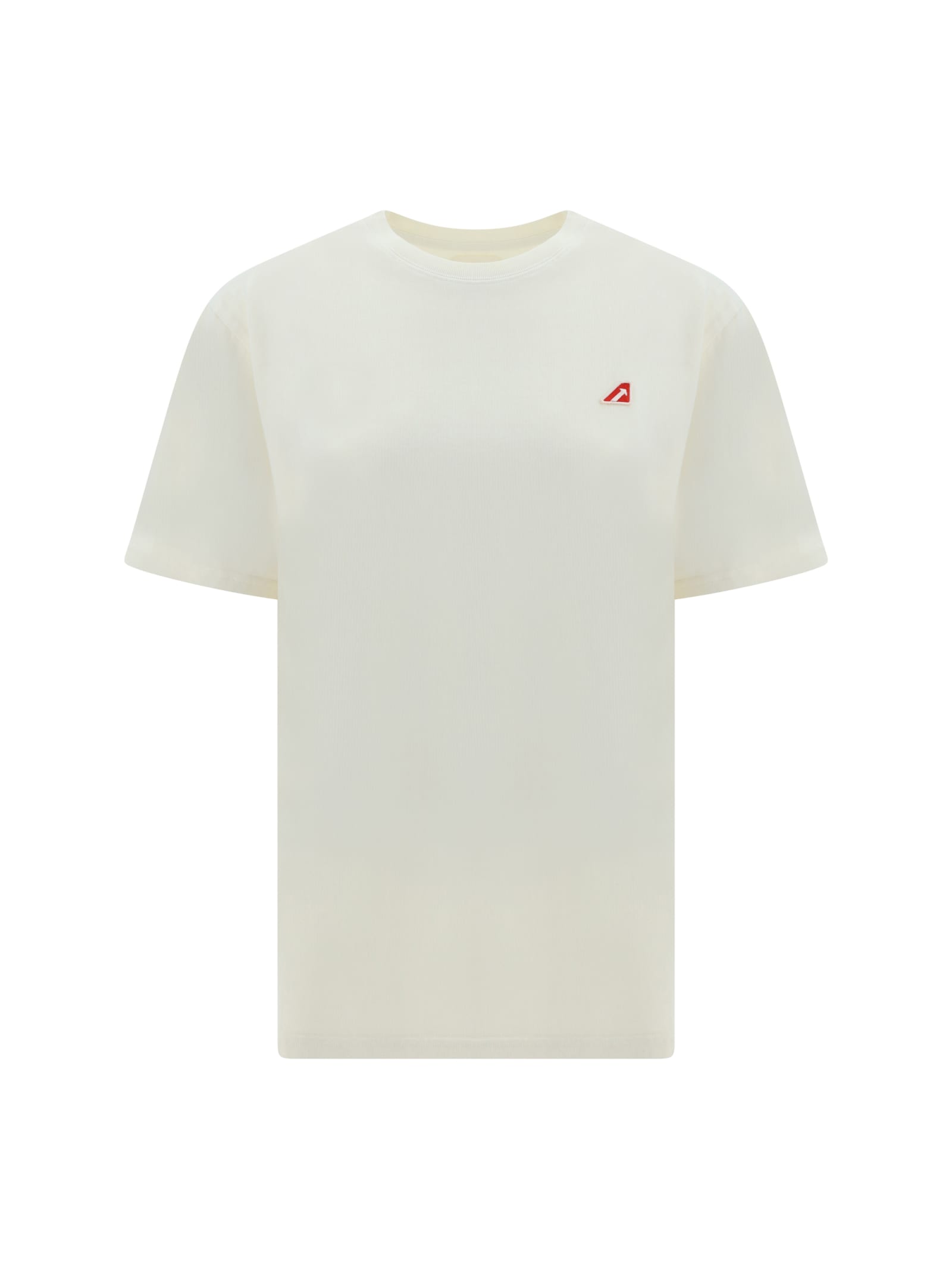 Shop Autry Ease T-shirt In Yellow Cream