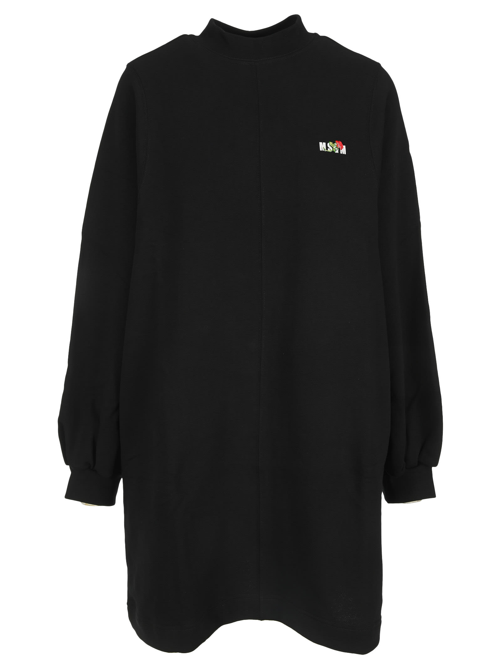 Photo of  Msgm Embroidered Logo Sweatdress- shop MSGM Dresses online sales