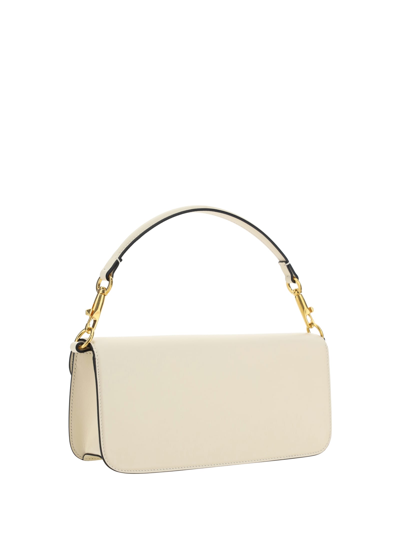 Shop Valentino Locò Handbag In Light Ivory