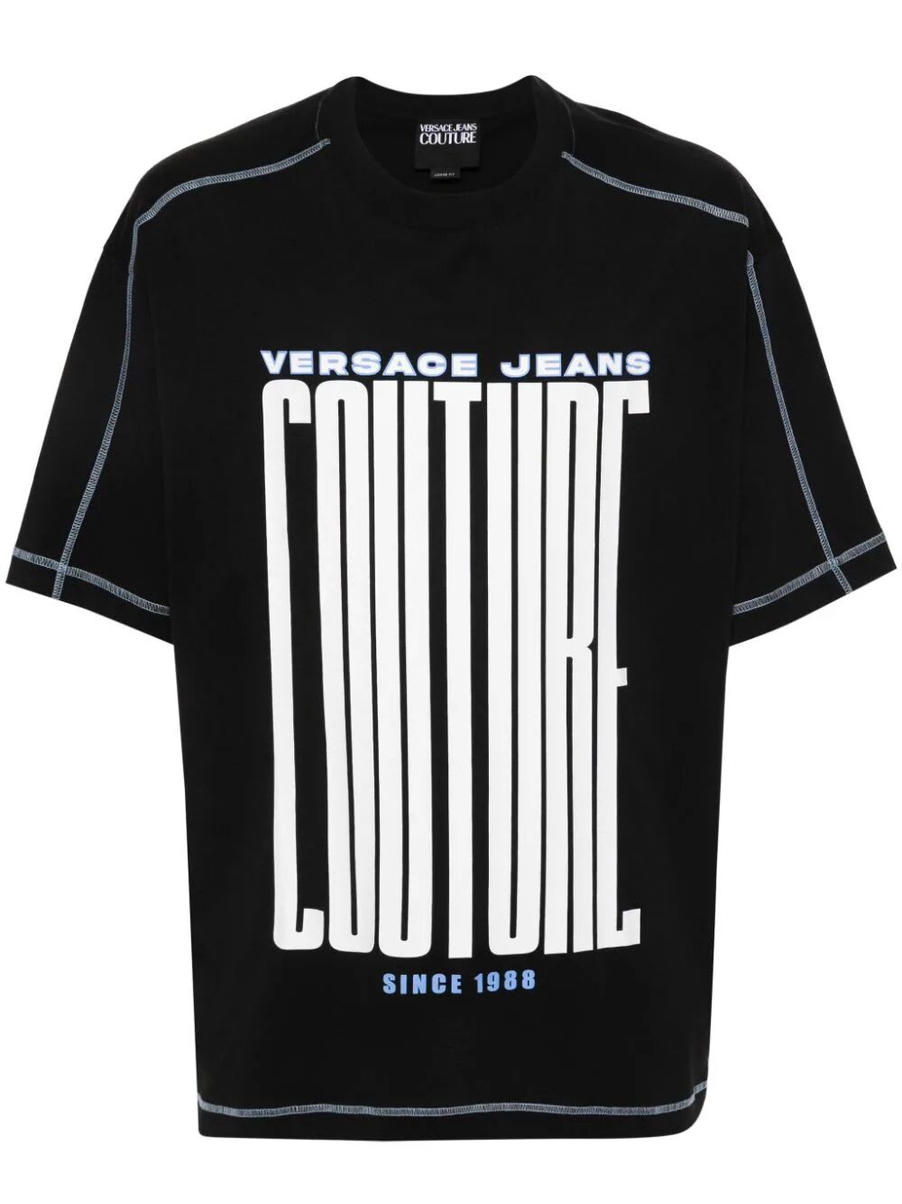VERSACE JEANS COUTURE LOGO OVER T-SHIRT