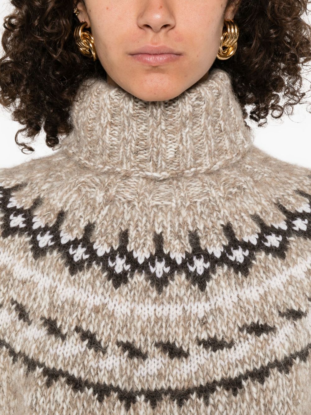 P.a.r.o.s.h Parosh Wool Turtle-neck Jumper In Neutral