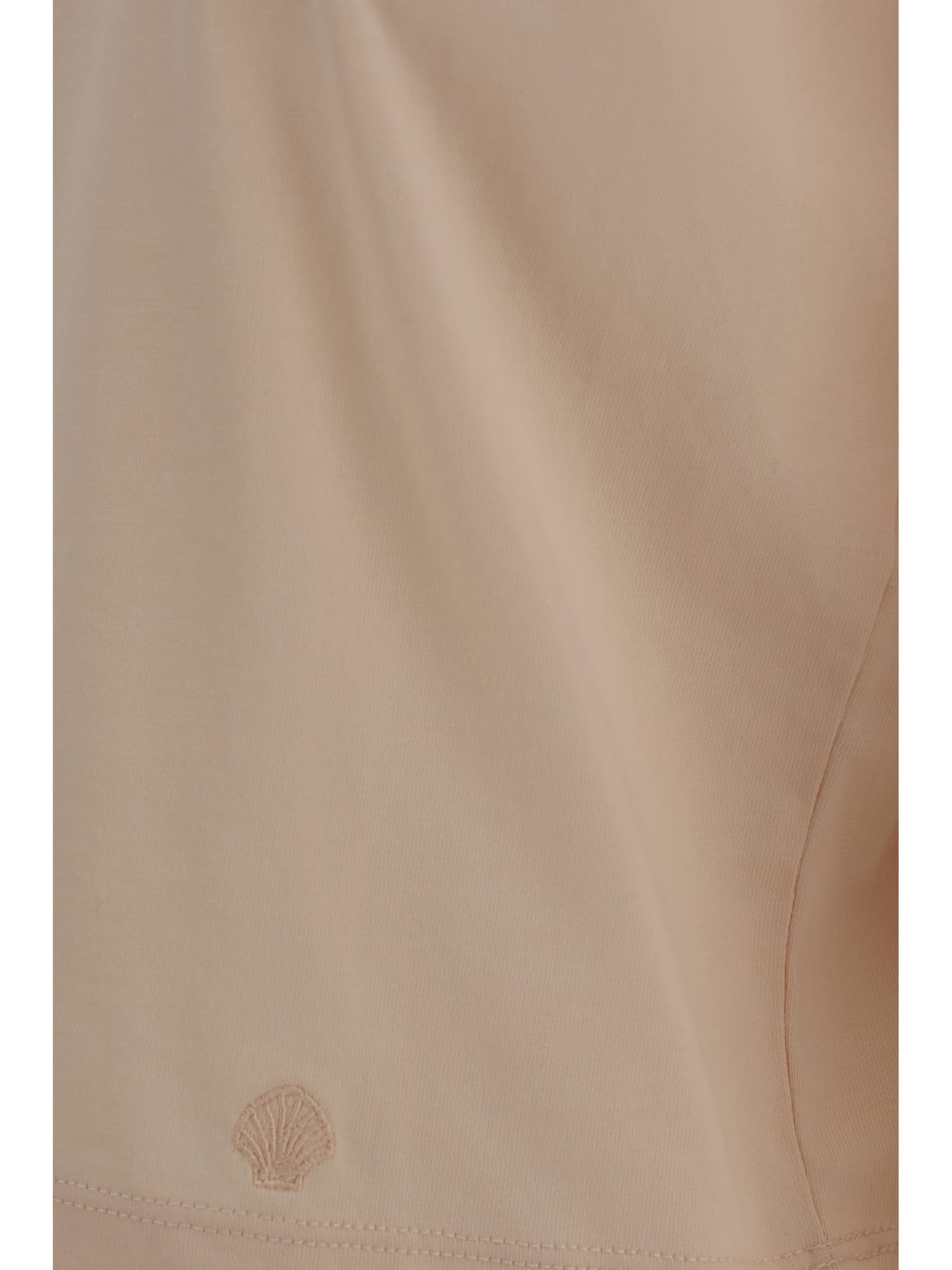 Shop Loulou Studio Long Sleeve Jersey In Cream Rose