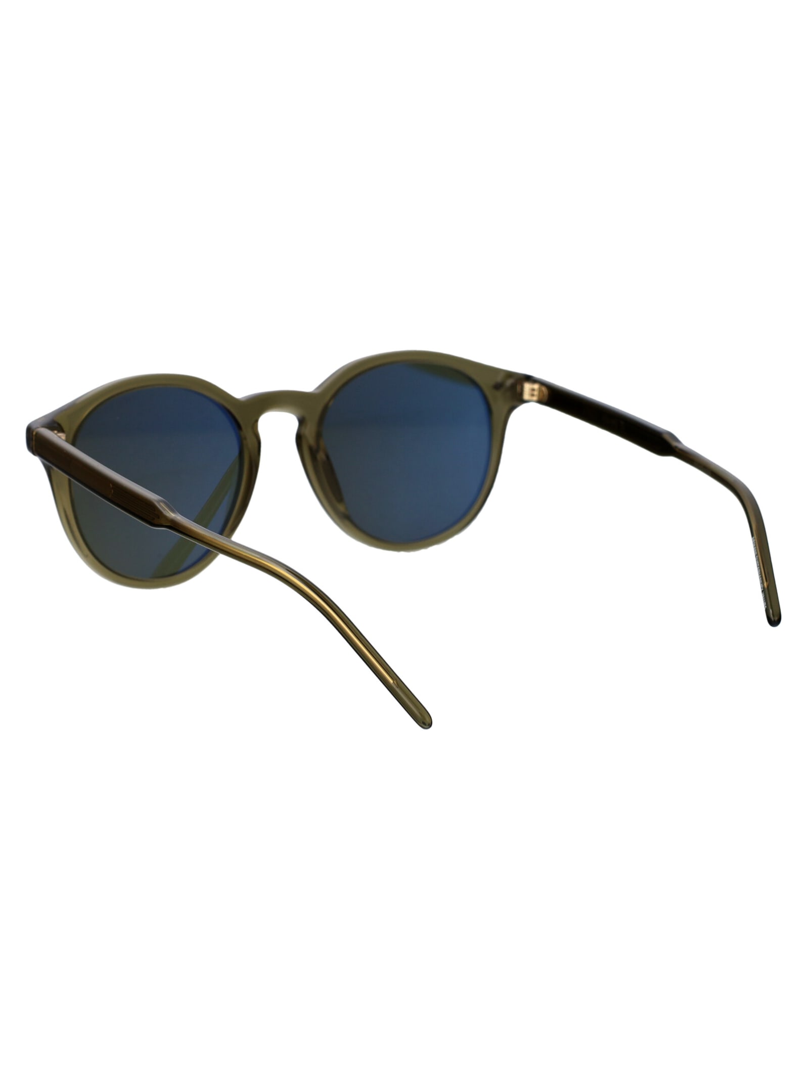 Shop Giorgio Armani 0ar8211 Sunglasses In 607452 Transparent Green