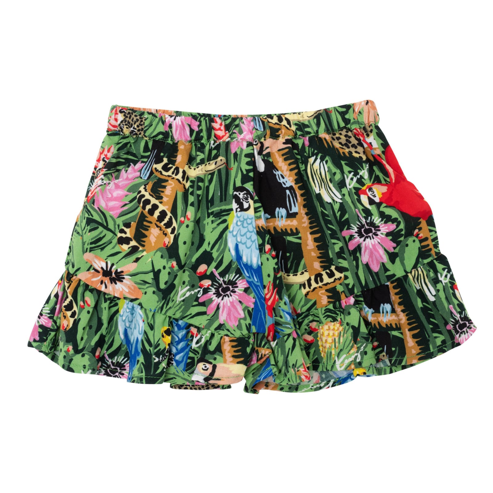 Kenzo Kids Floral Mini Skirt