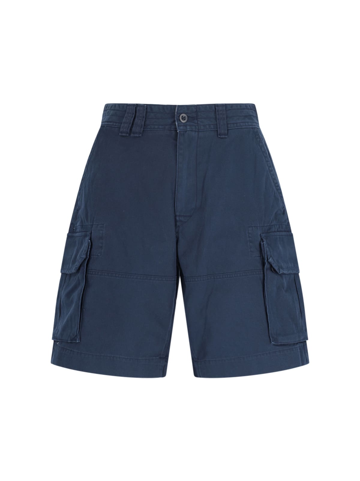 Shop Polo Ralph Lauren Cargo Shorts In Blue