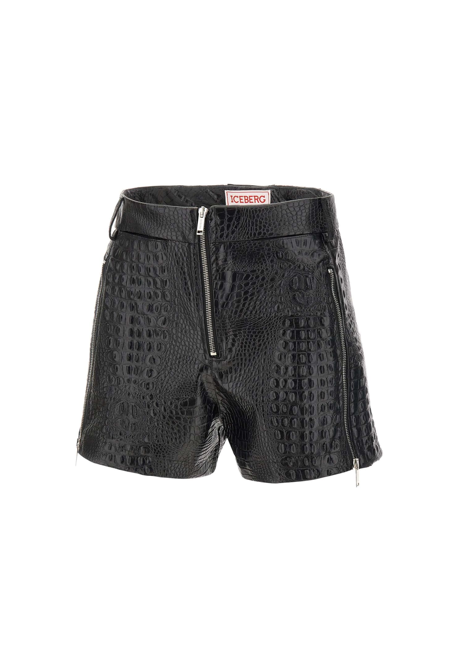 Eco-leather Shorts