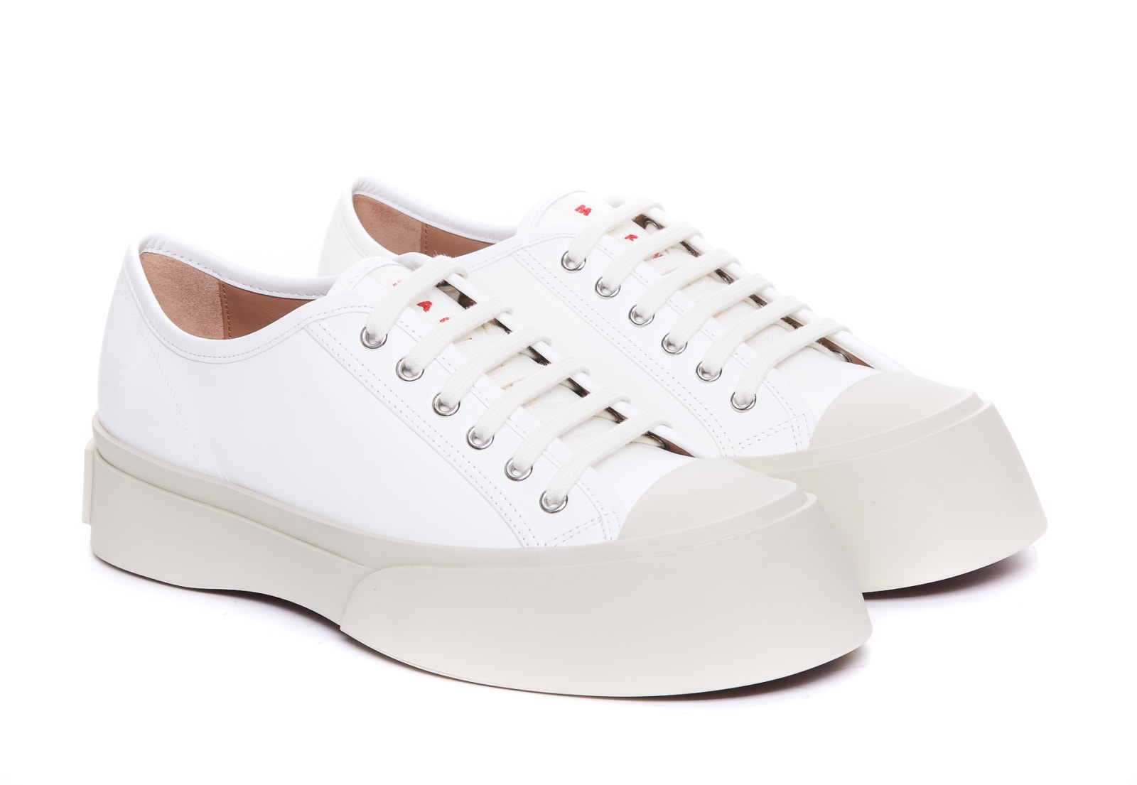 Shop Marni Pablo Sneakers In White