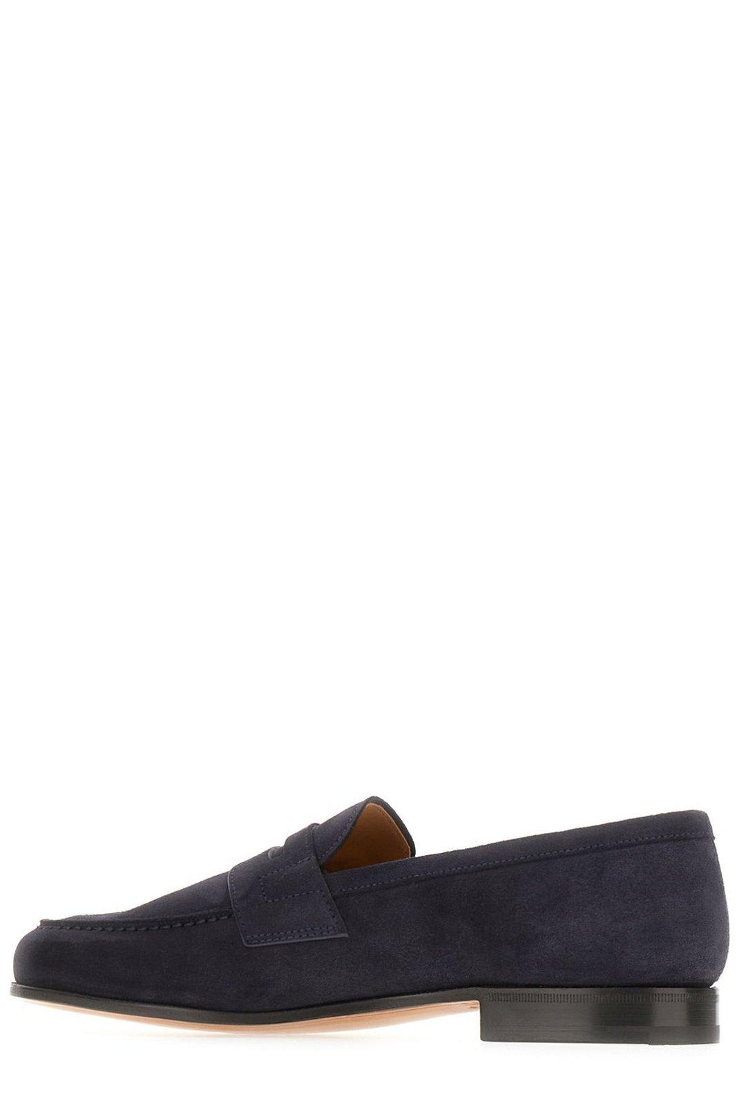 Shop Church's Round-toe Slip-on Loafers In Blue