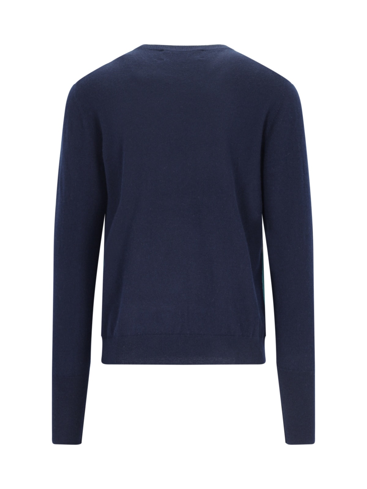 Shop Ballantyne Diamond-pattern Sweater In Blue