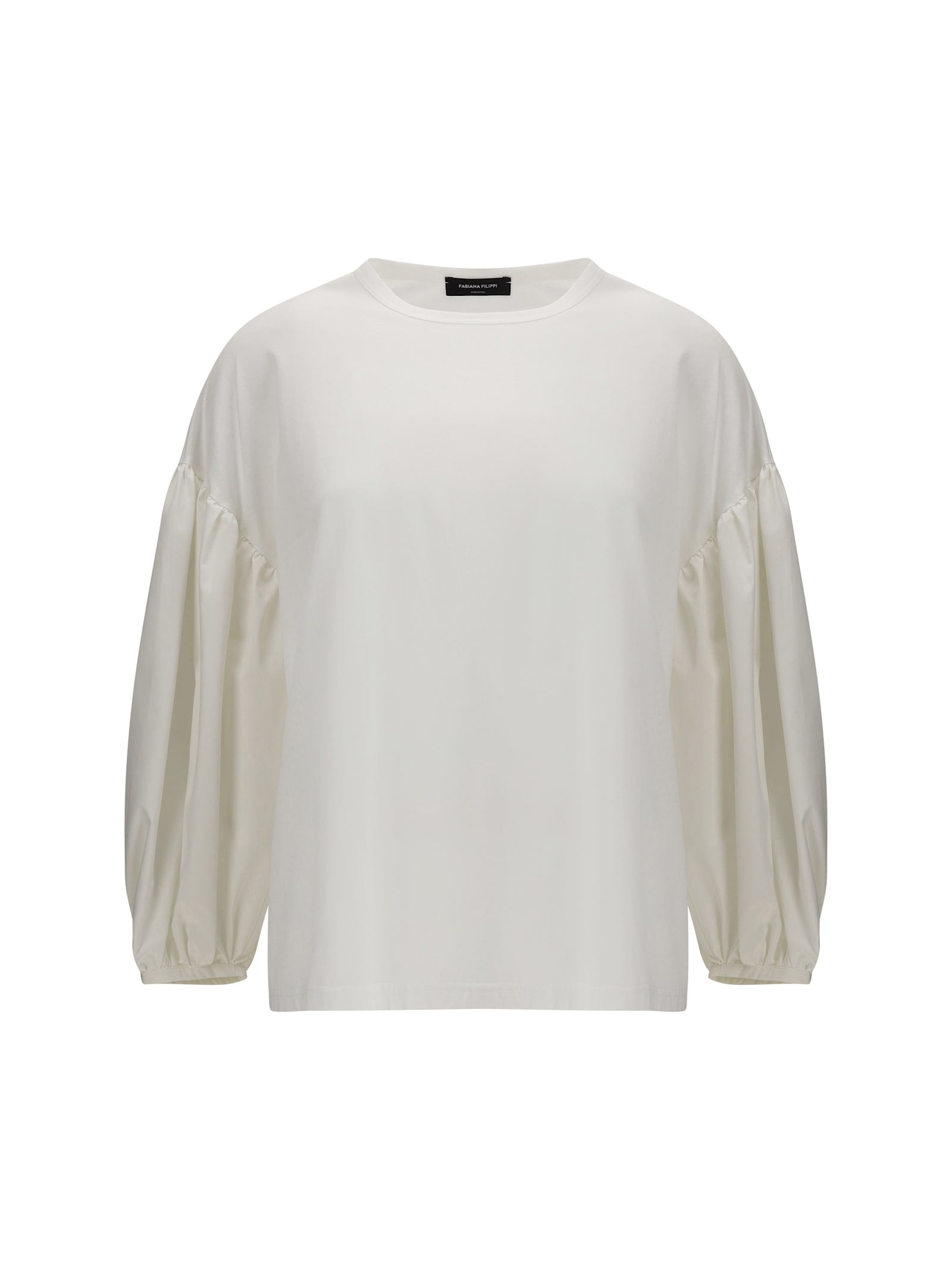 Shop Fabiana Filippi Balloon Sleeves T-shirt
