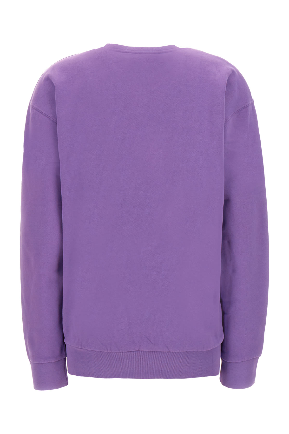 Shop Jw Anderson Purple Cotton Oversize Sweatshirt In 700