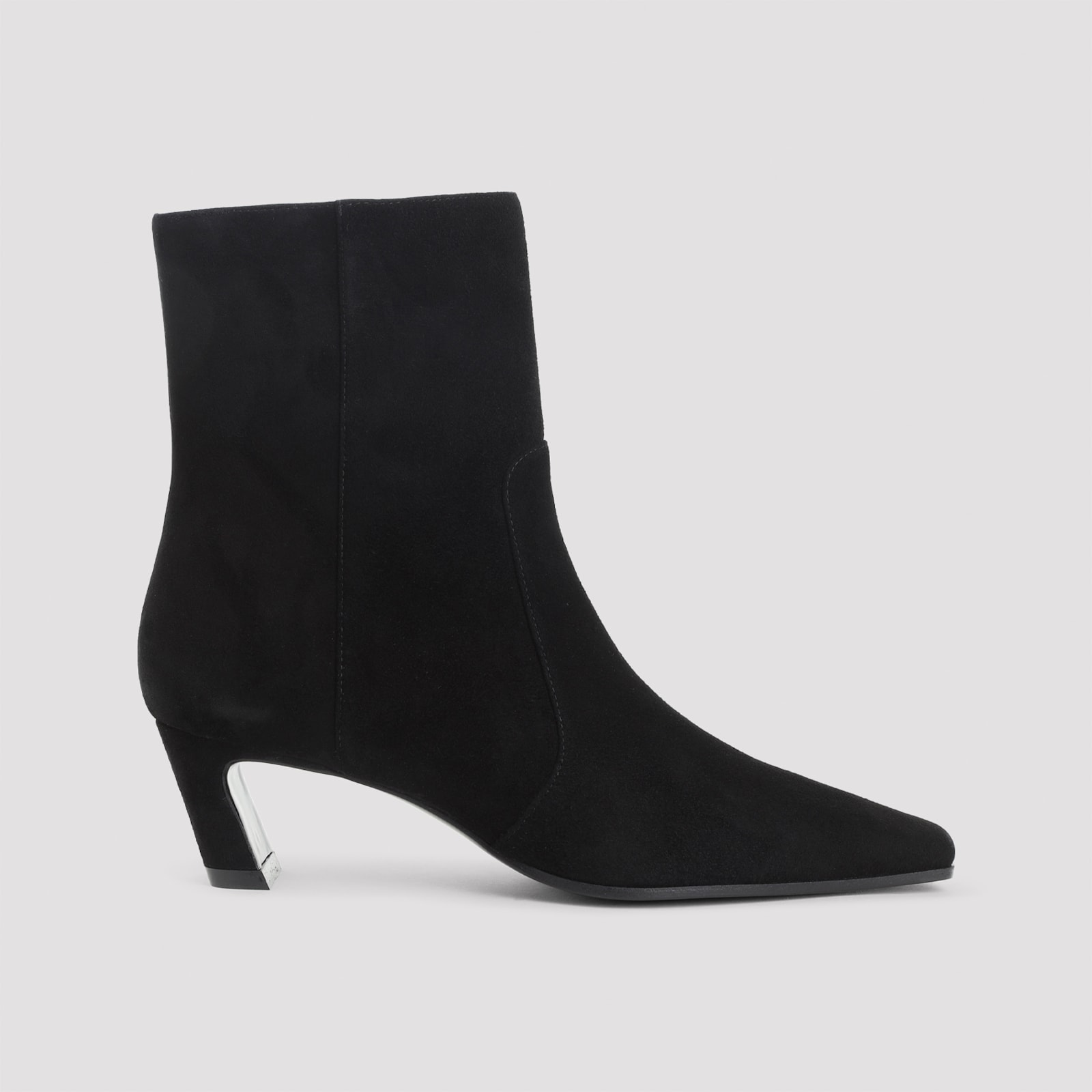 Stuart Weitzman Stassi Zip Bootie 50 In Black