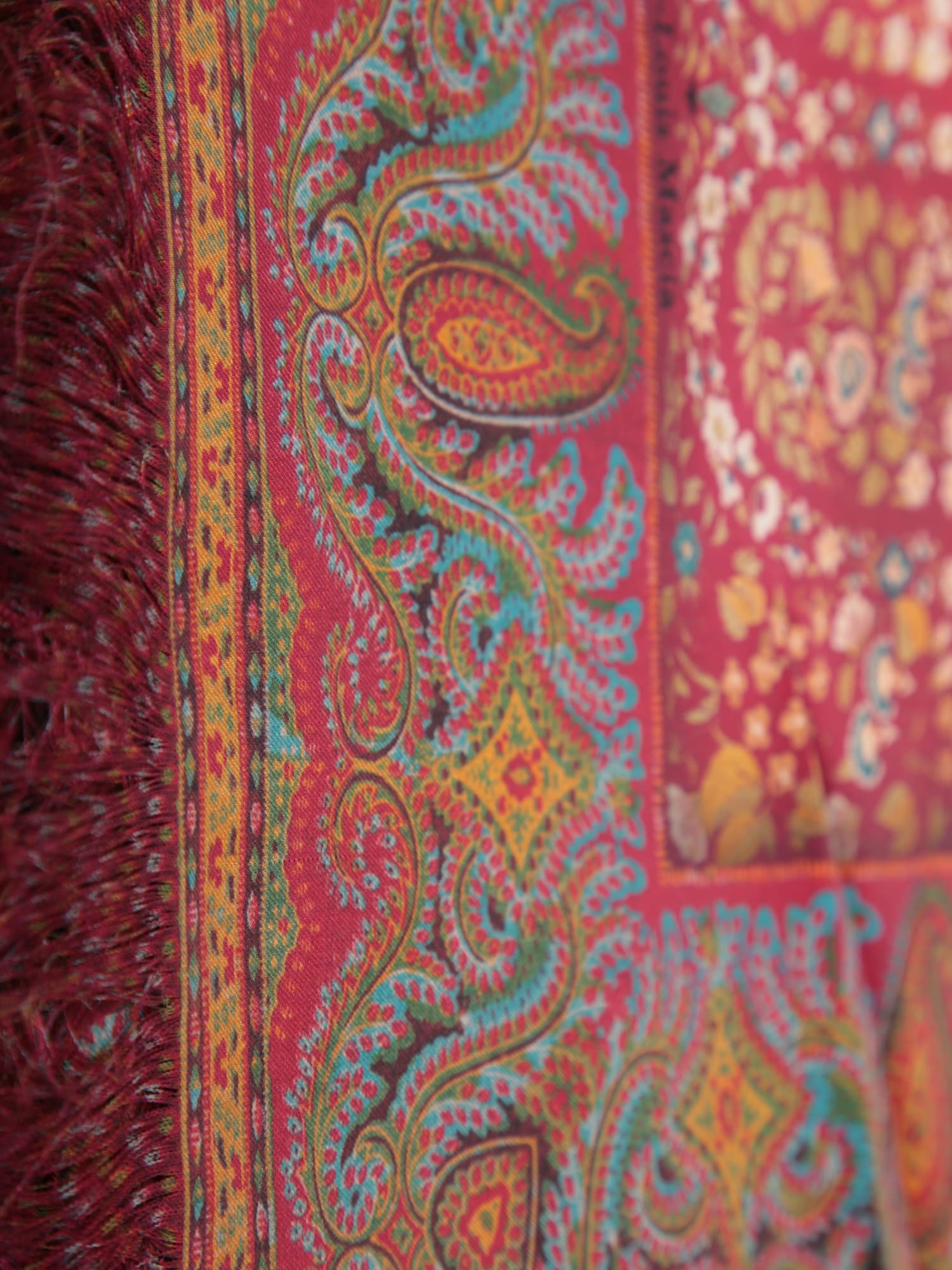 Shop Pierre-louis Mascia Aloe Multicolor Scarf