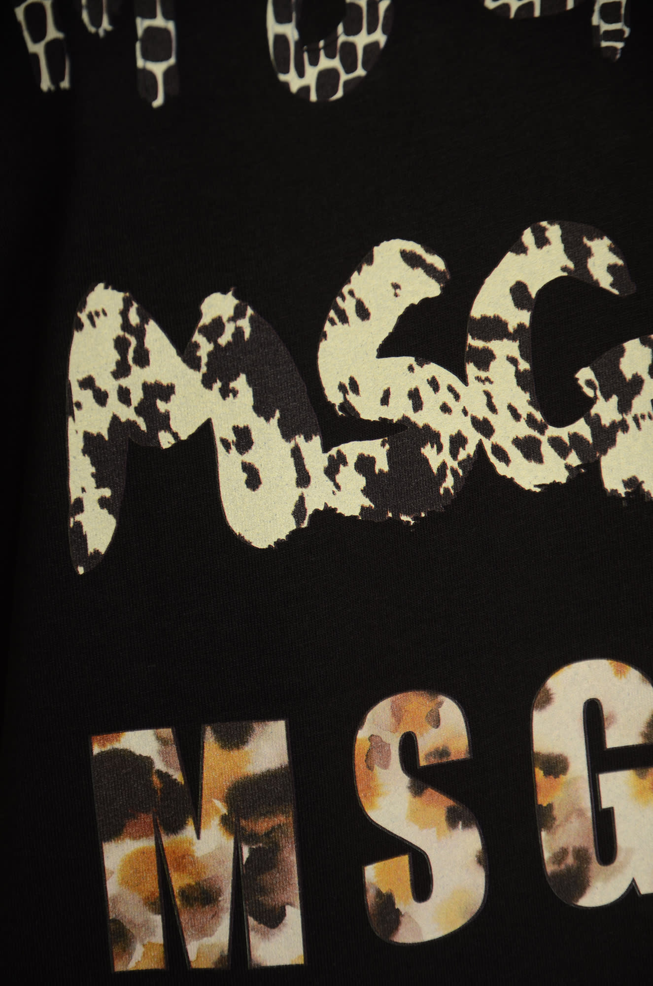 Shop Msgm Logo Round Neck T-shirt