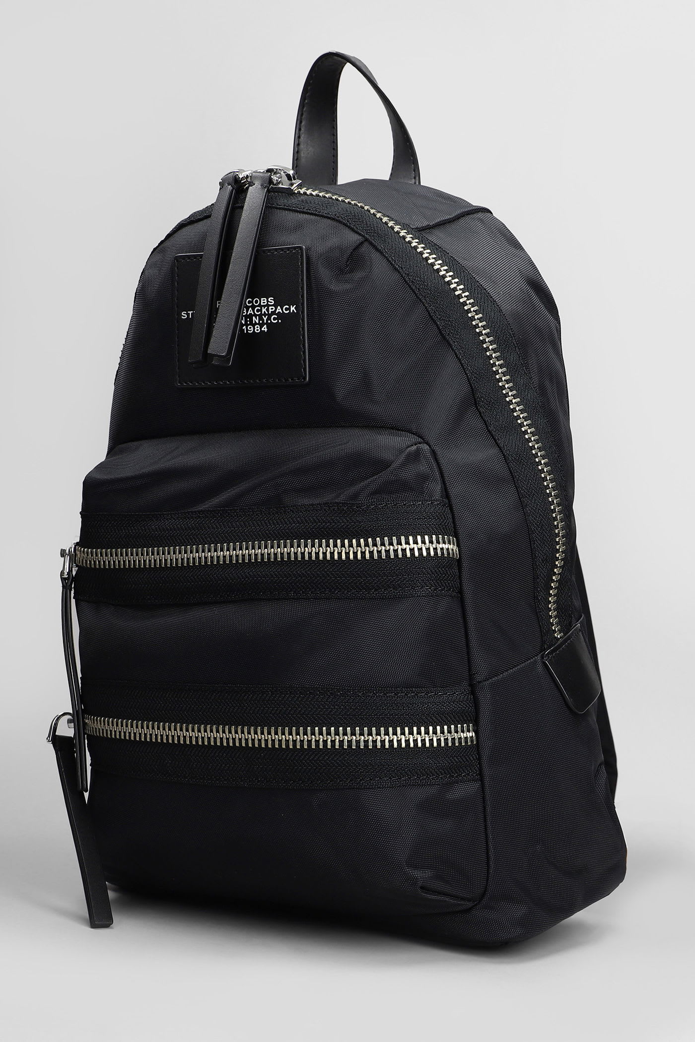 Marc Jacobs The Medium Backpack Backpack In Black Nylon In Black
