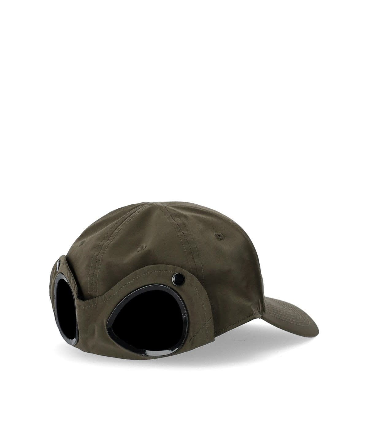 C.p. Company Chrome-r Goggle Military Green Cap In Militare | ModeSens