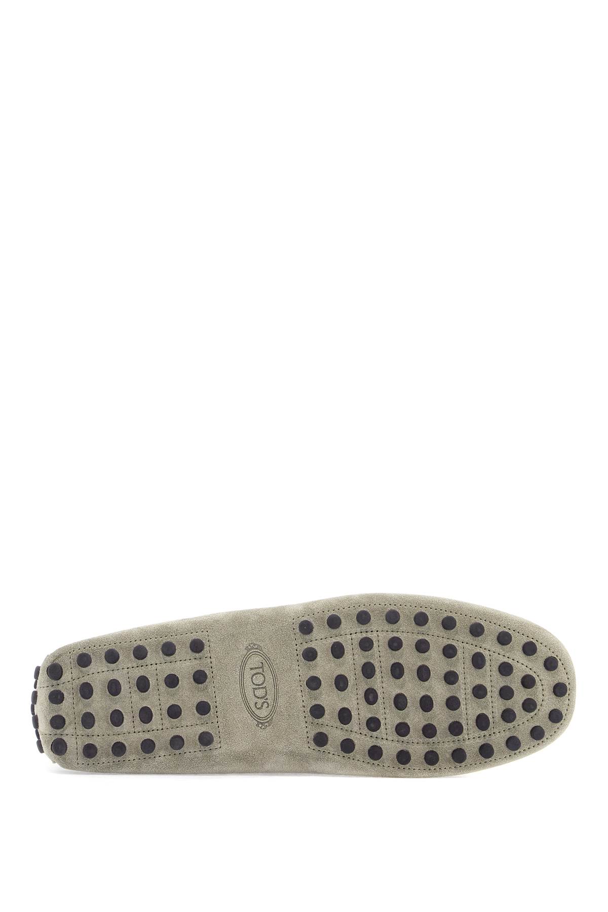 Shop Tod's Driving Moccasin For Men With Rubber Sole In Safari Chiaro (beige)