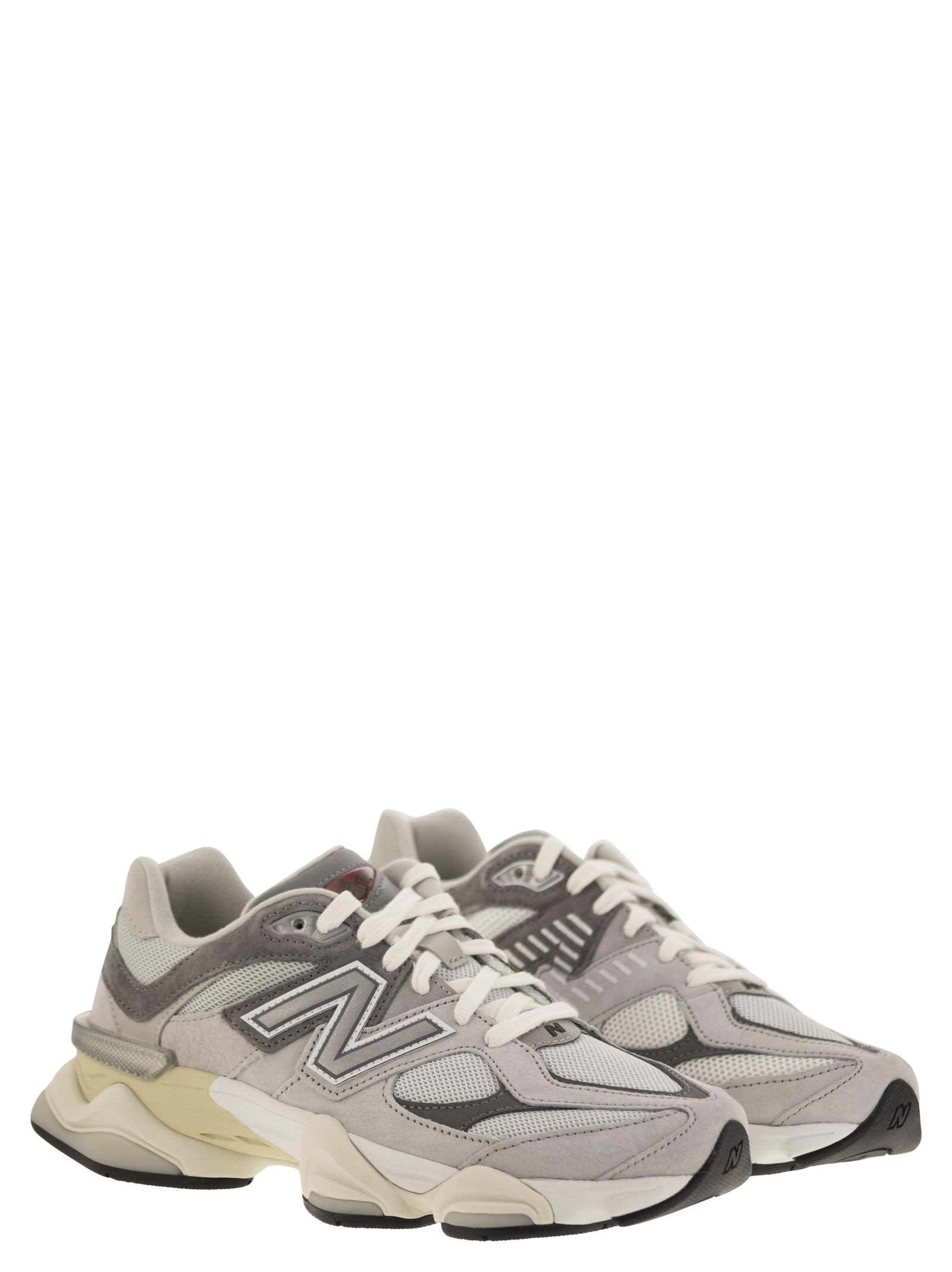 New Balance Grey 9060 Sneakers In Grey