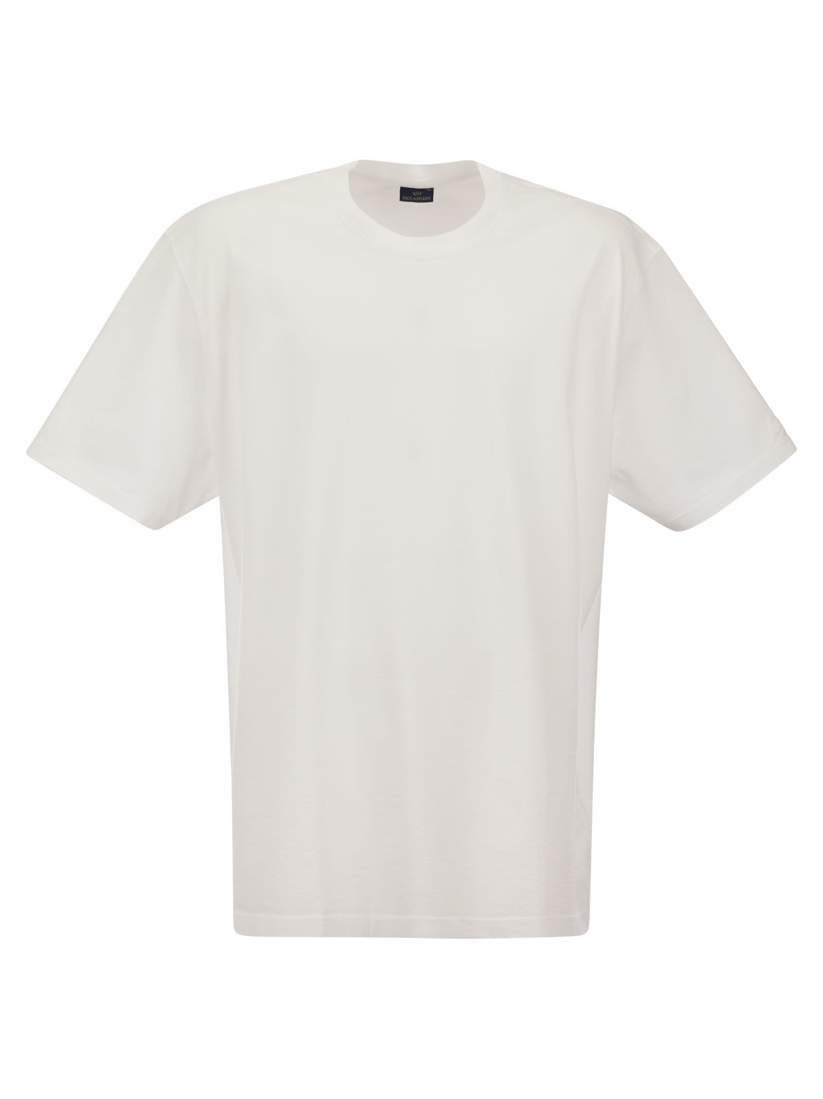 Shop Paul&amp;shark Garment Dyed Cotton Jersey T-shirt