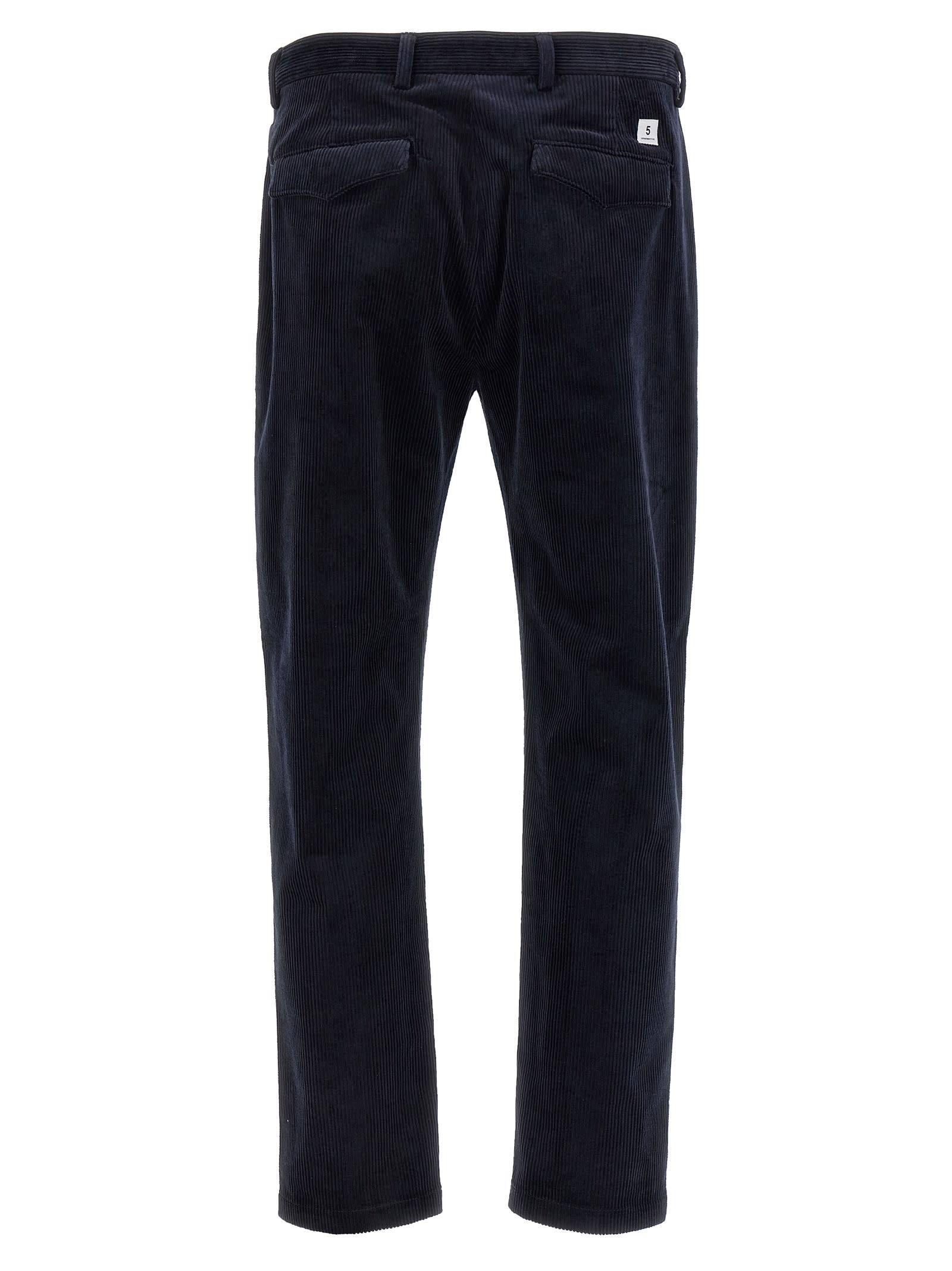 Department Five Prince Corduroy Trousers In Blue