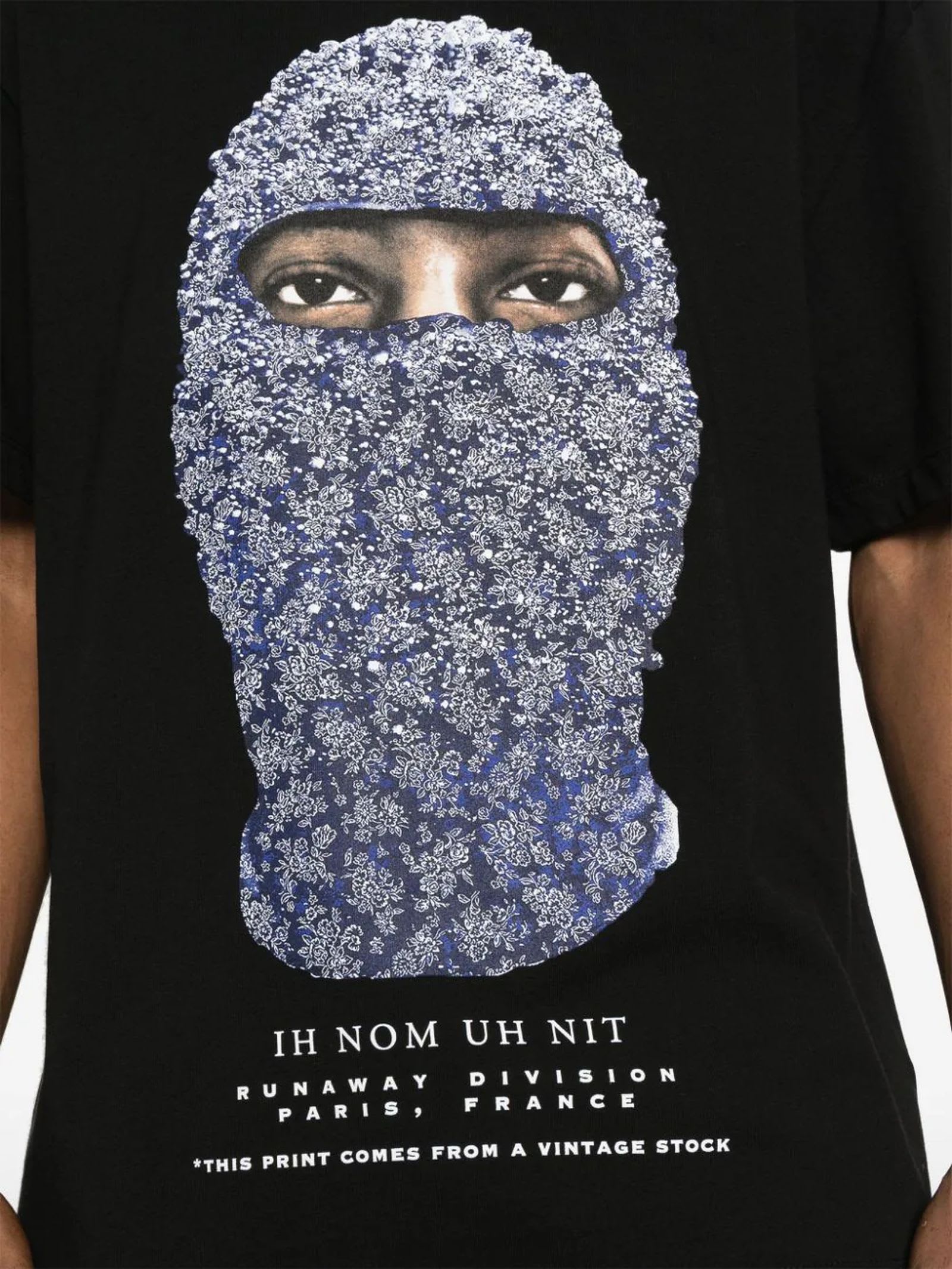 Shop Ih Nom Uh Nit Black Cotton T-shirt