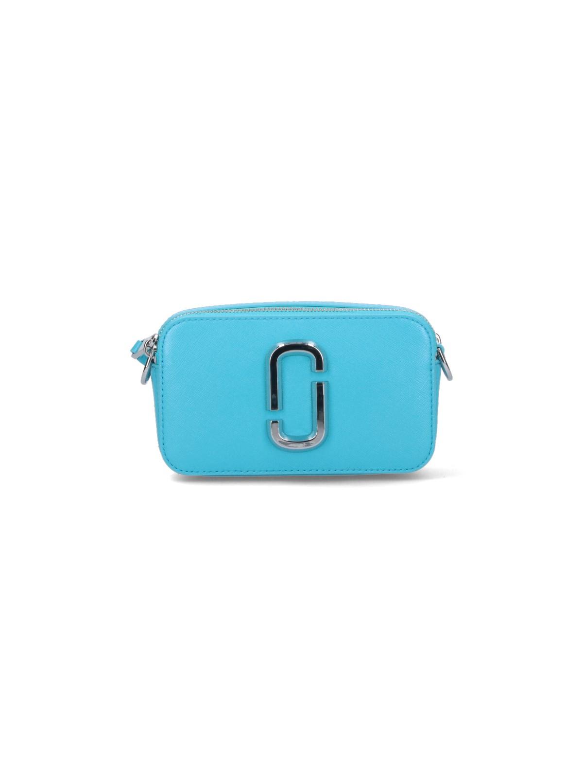 Shop Marc Jacobs The Utility Snapshot Crossbody Bag In Clear Blue