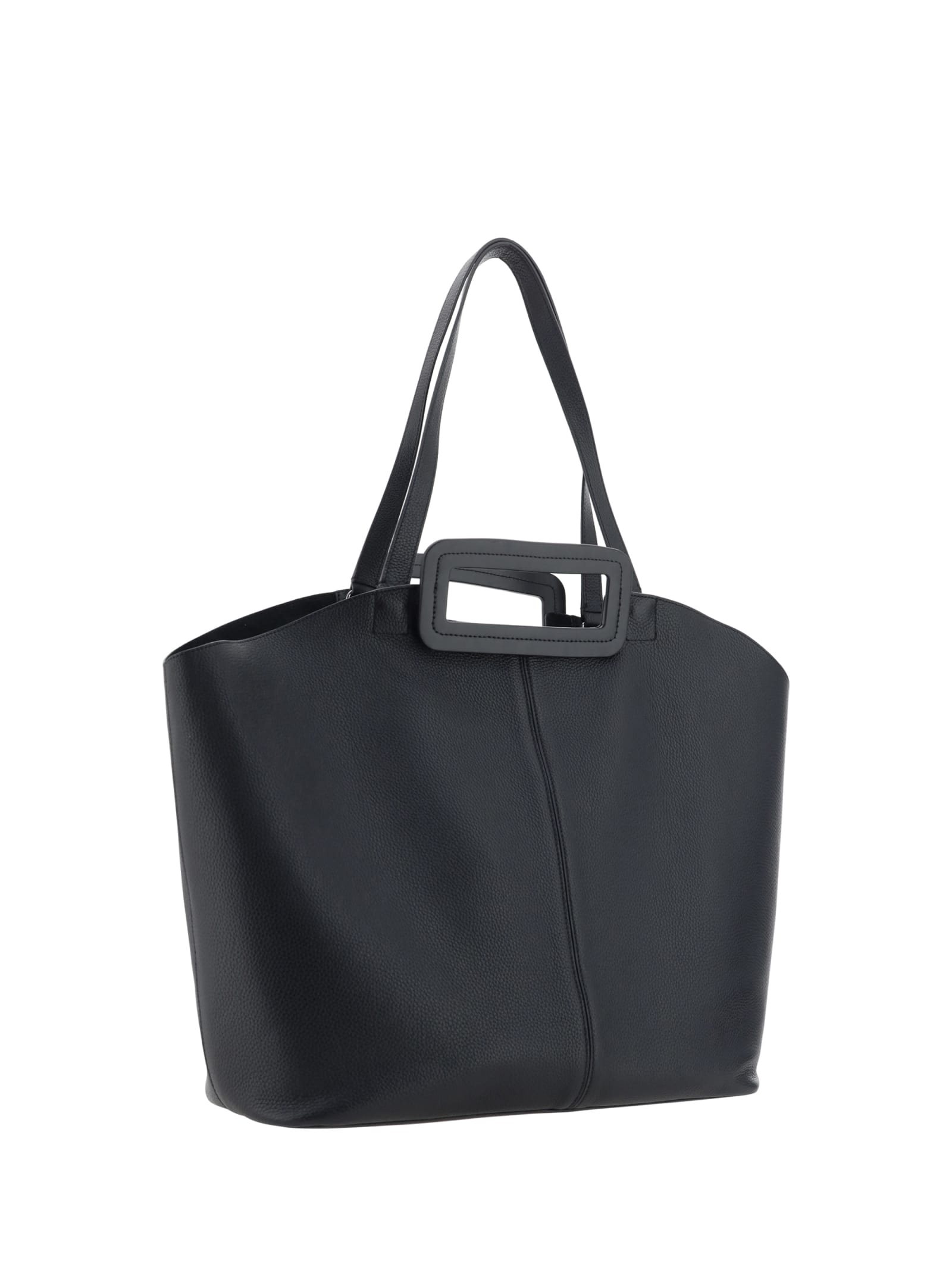 Shop Staud Grande Shoulder Bag In Black