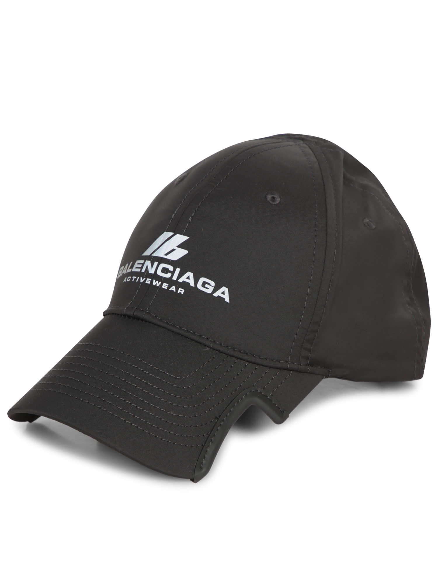 Shop Balenciaga Activewear Basebal Hat In Black