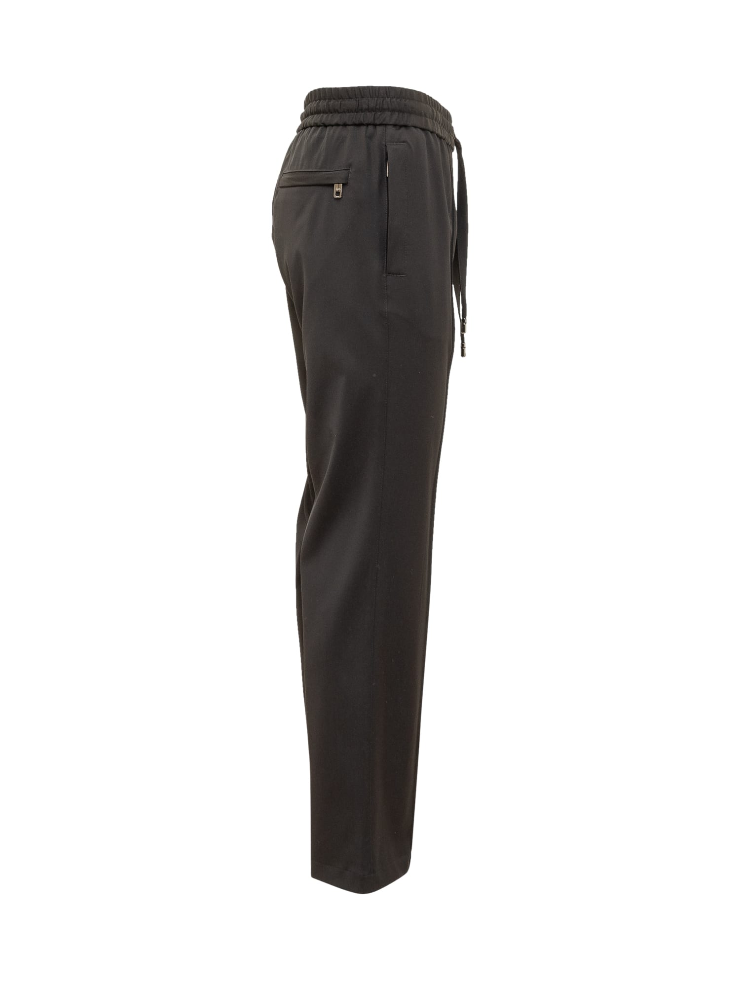 Dolce & Gabbana Stretch Cotton Jogging Pants With Tag In Nero