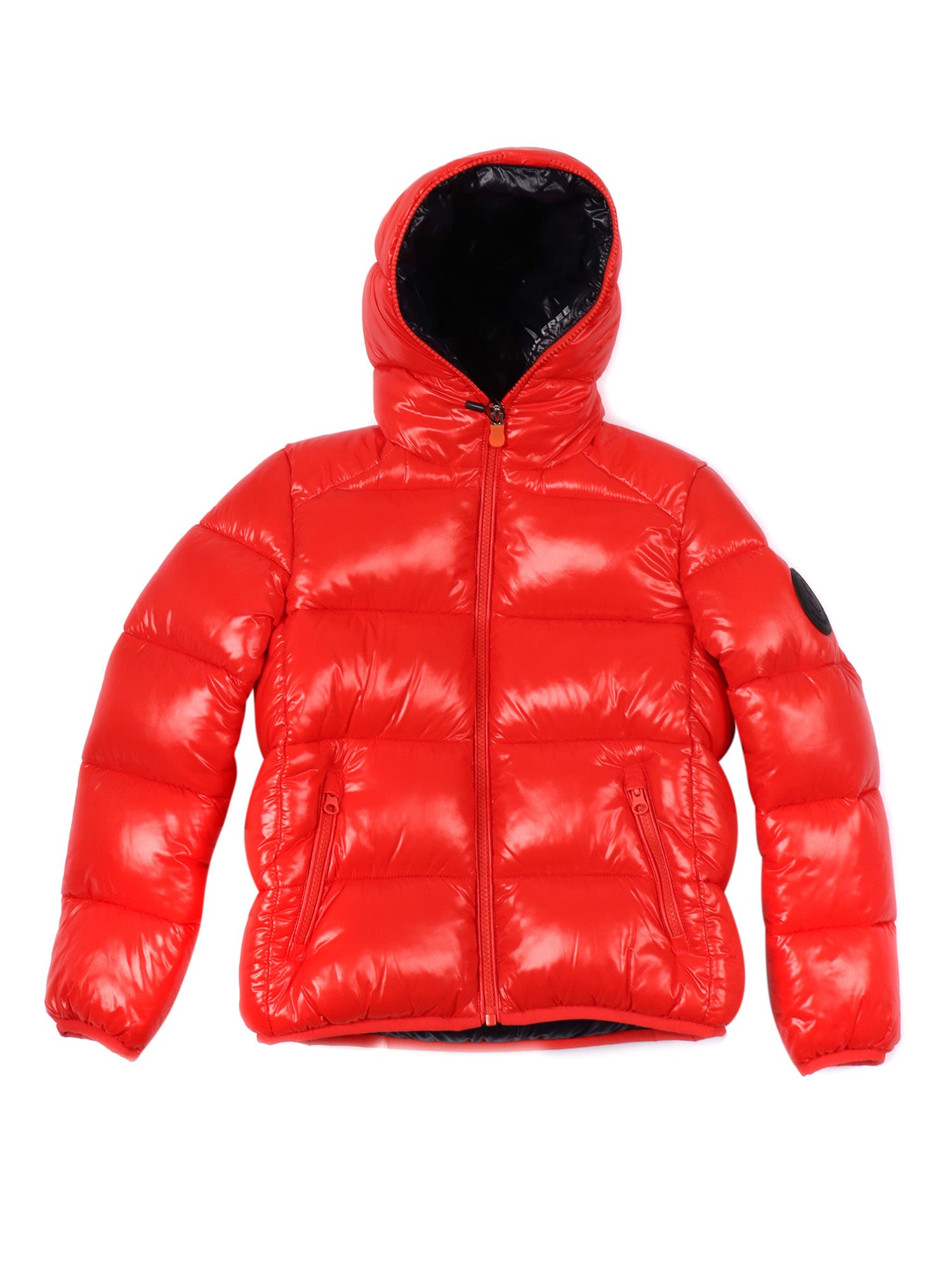 Save The Duck Artie Hooded Jacket In Red