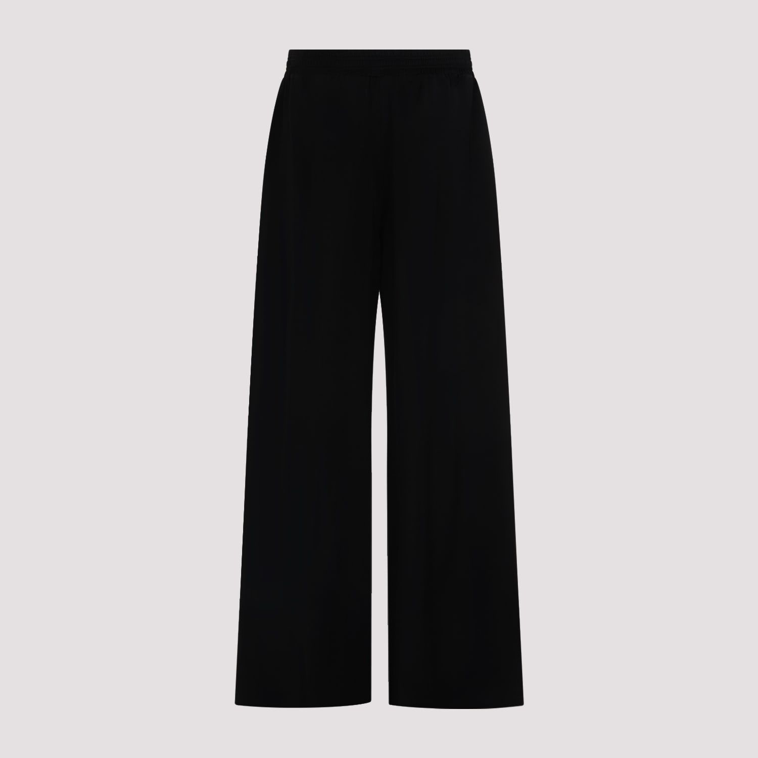 Shop Fabiana Filippi Acetate Pants In Nero