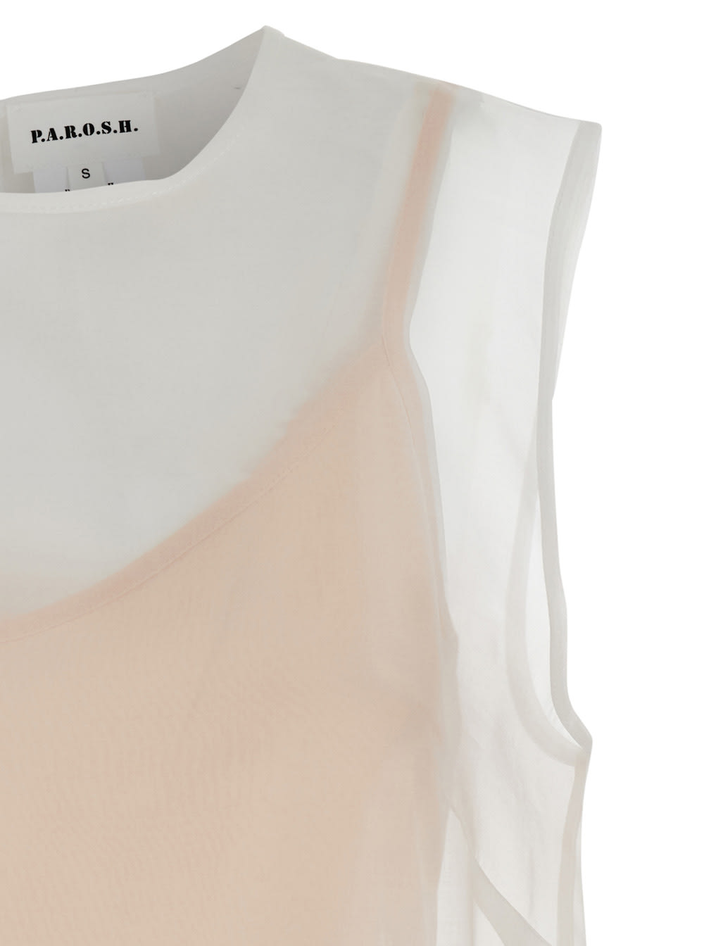 Shop P.a.r.o.s.h Blouse In Cream