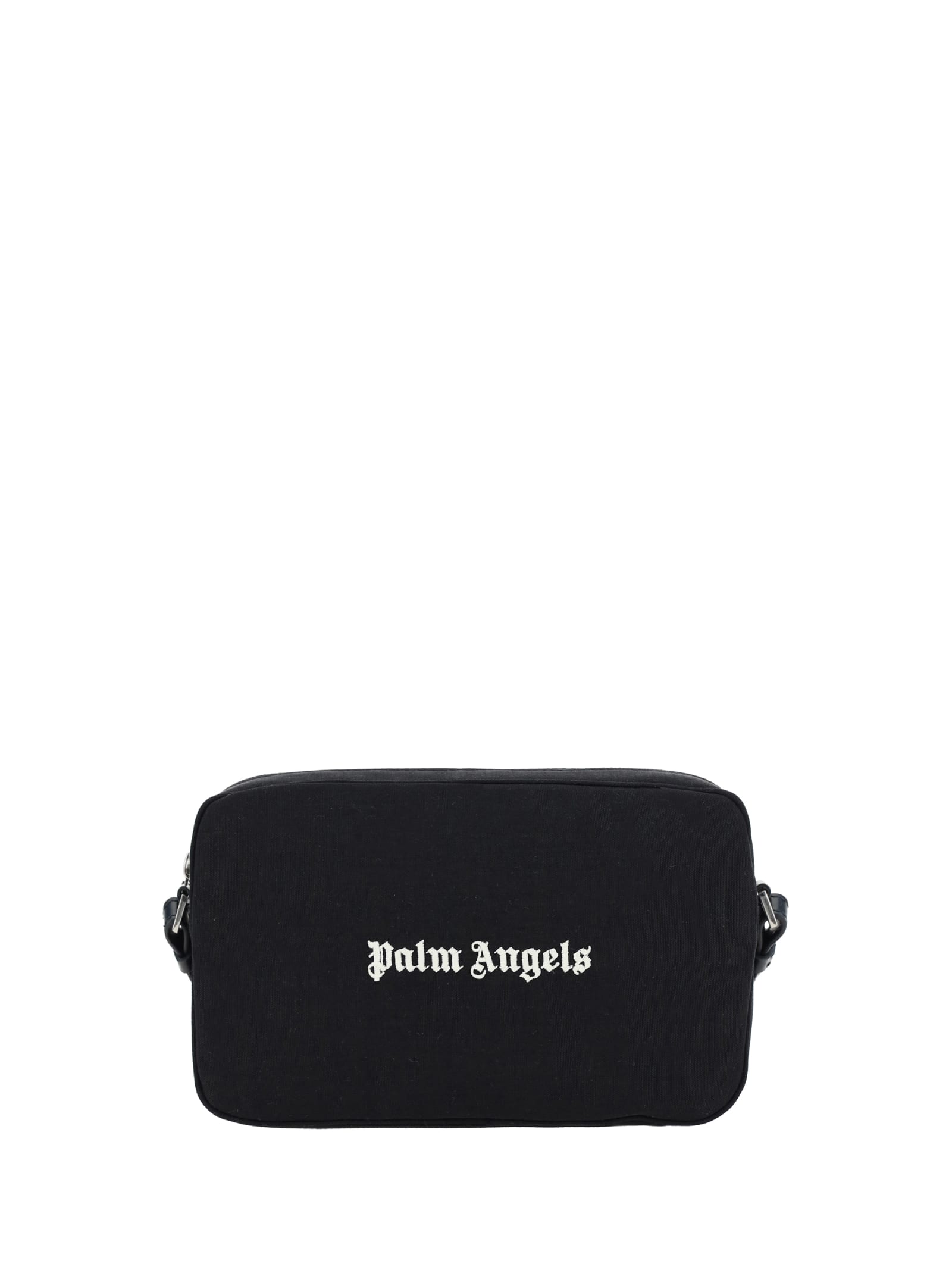 Palm Angels Shoulder Bag In Black/white